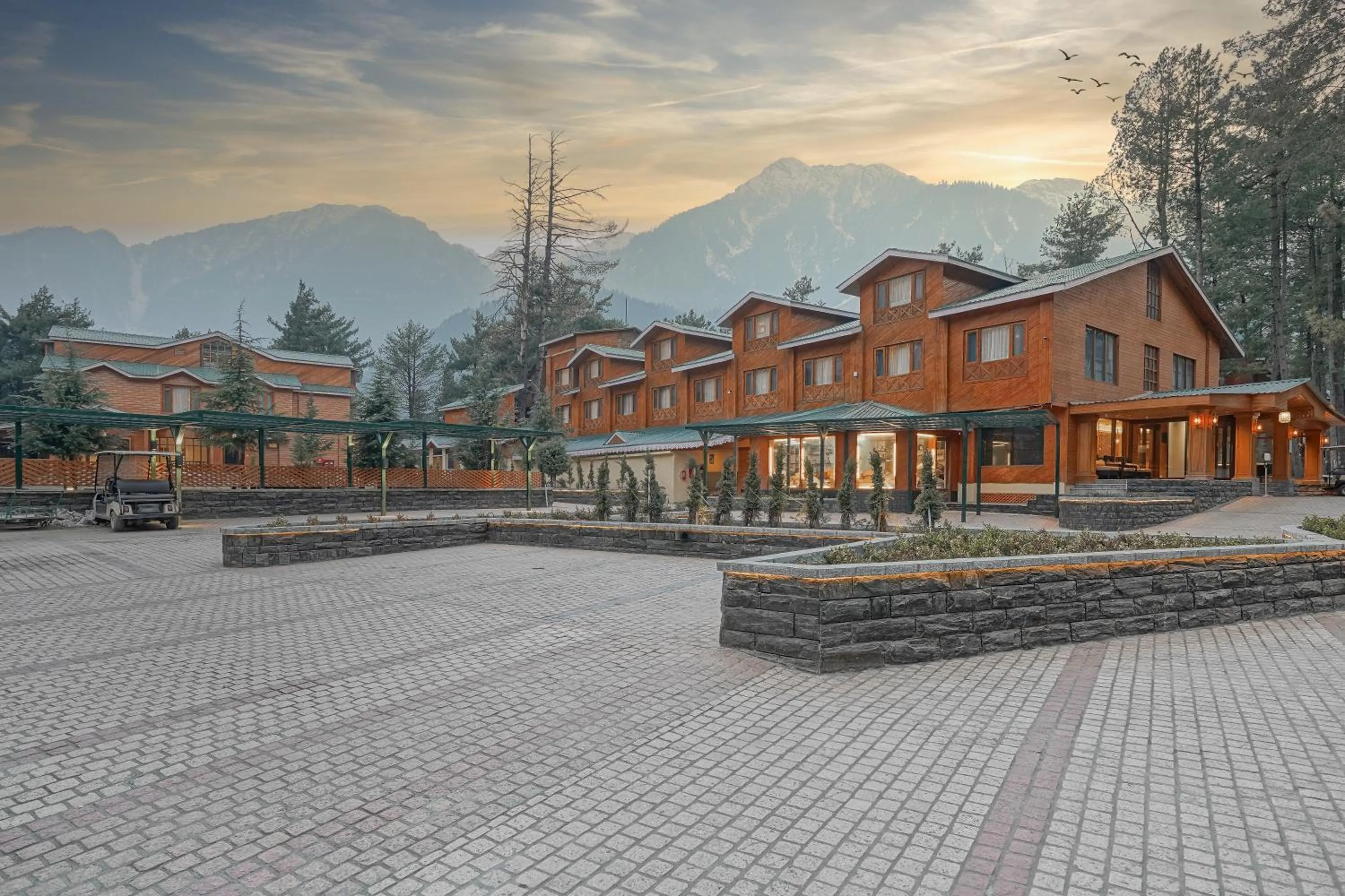 Property building in Radisson Golf Resort Pahalgam