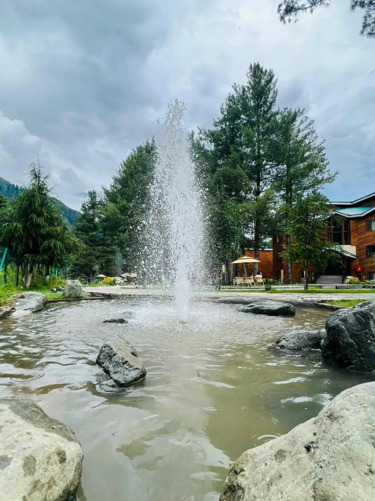 Garden view in Radisson Golf Resort Pahalgam