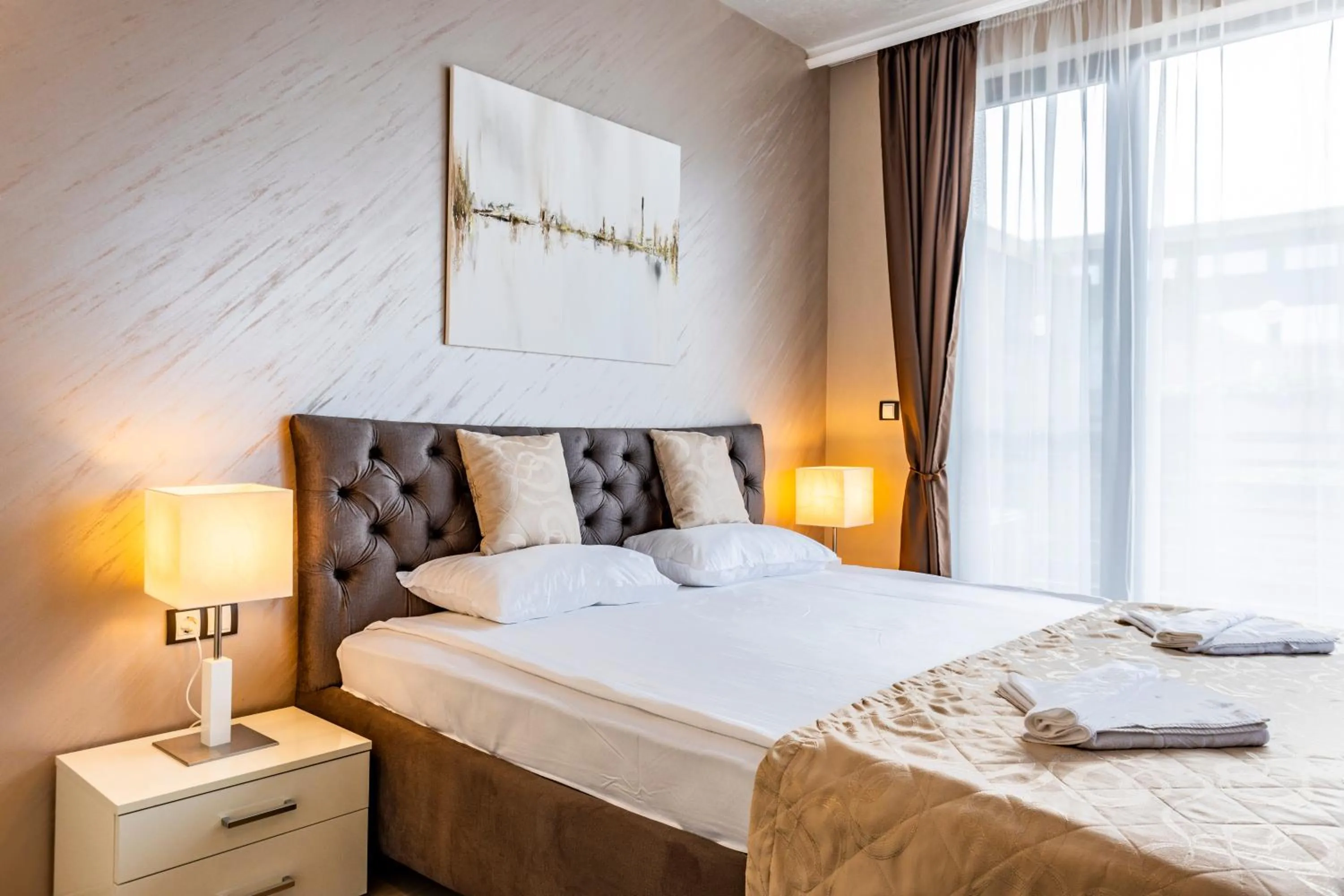 Bed in Galeon Residence & SPA