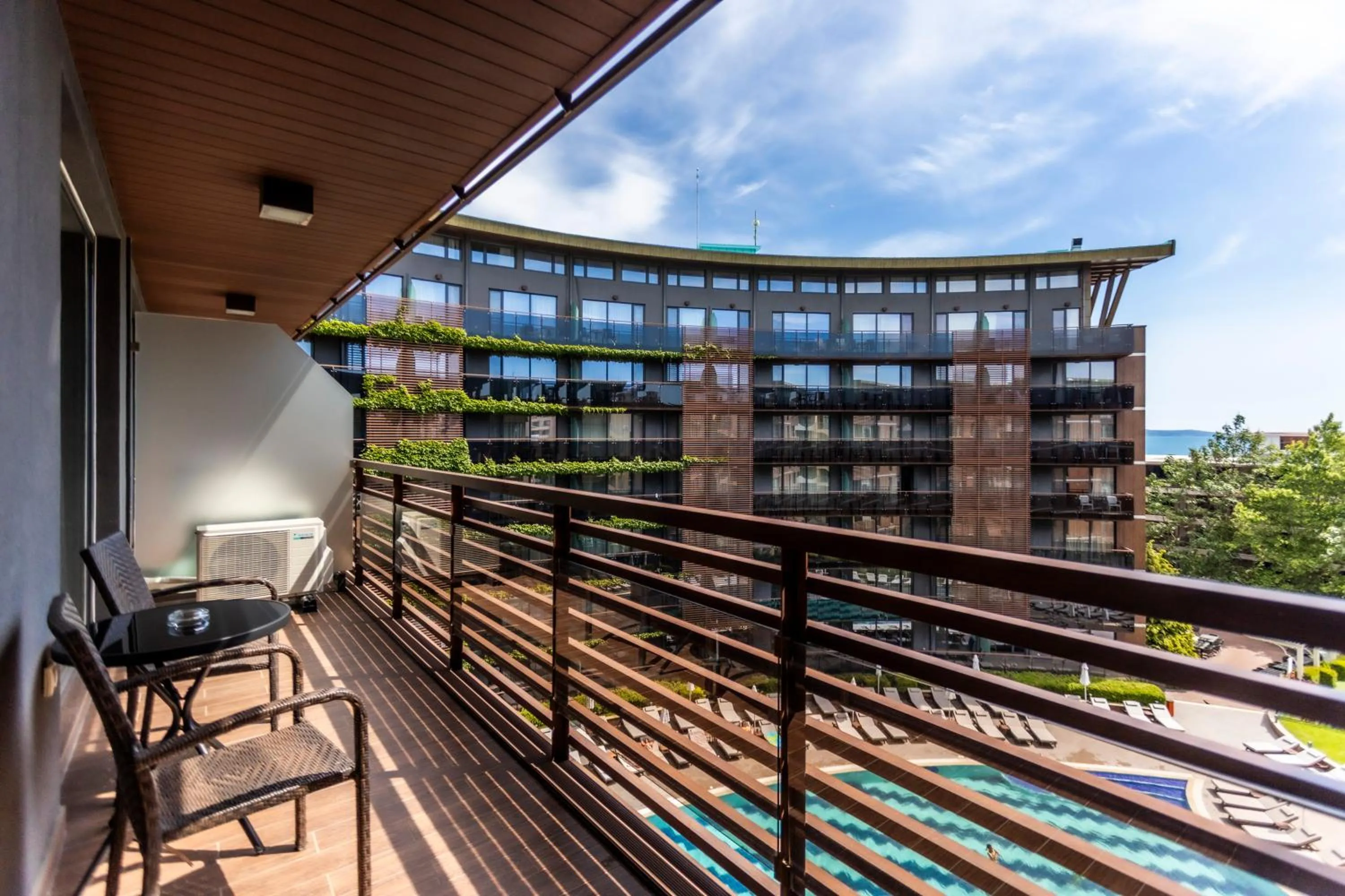 Balcony/Terrace in Galeon Residence & SPA
