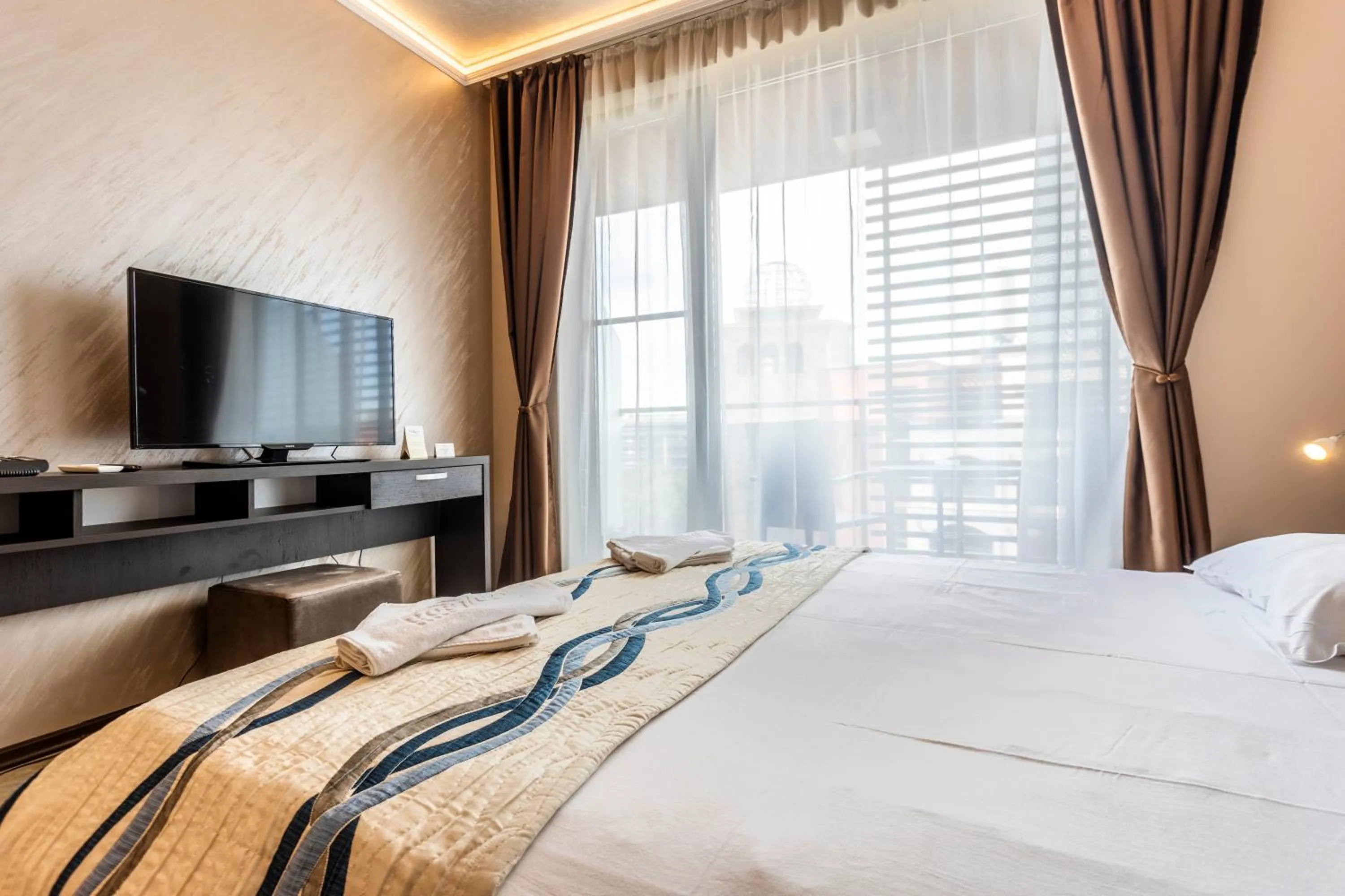 Bed in Galeon Residence & SPA