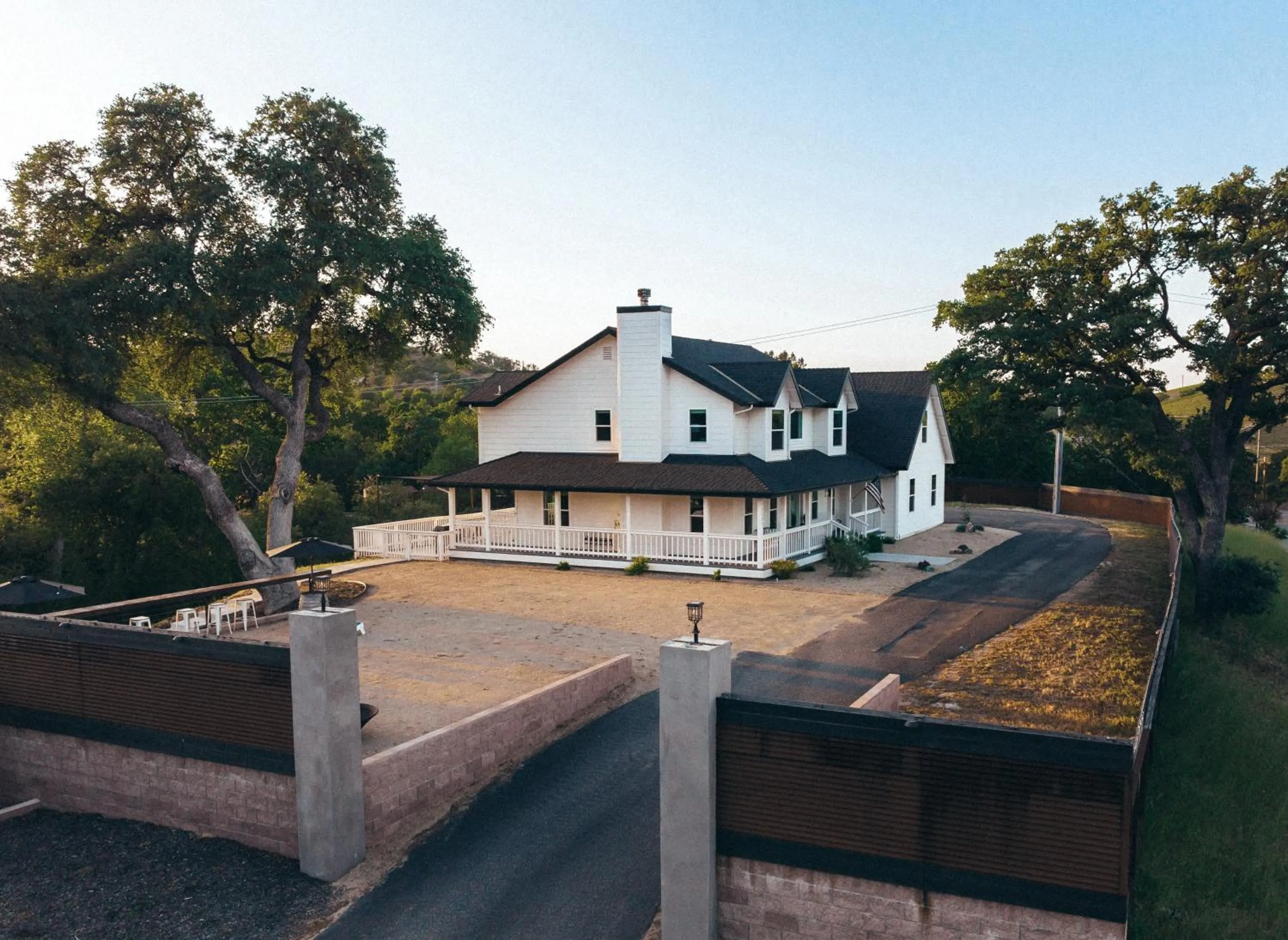 Property building in Paso Wine Country Farmhouse with Pool, Spa, Game Room