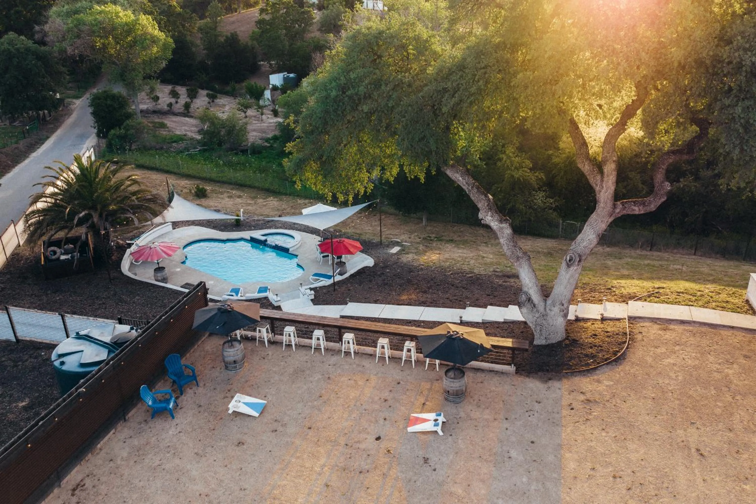 Natural landscape in Paso Wine Country Farmhouse with Pool, Spa, Game Room