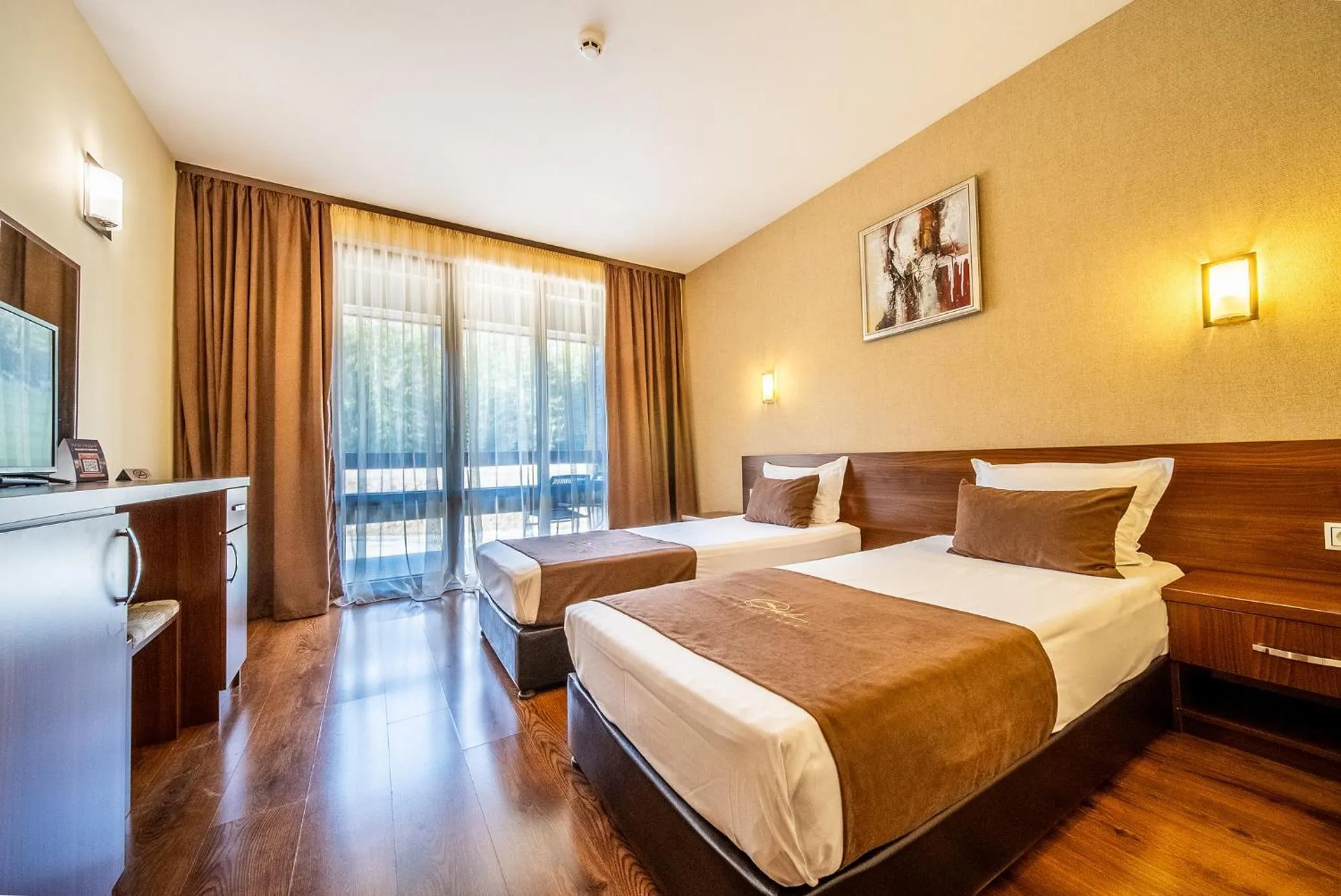 Bed in Oak Residence Hotel & Relax