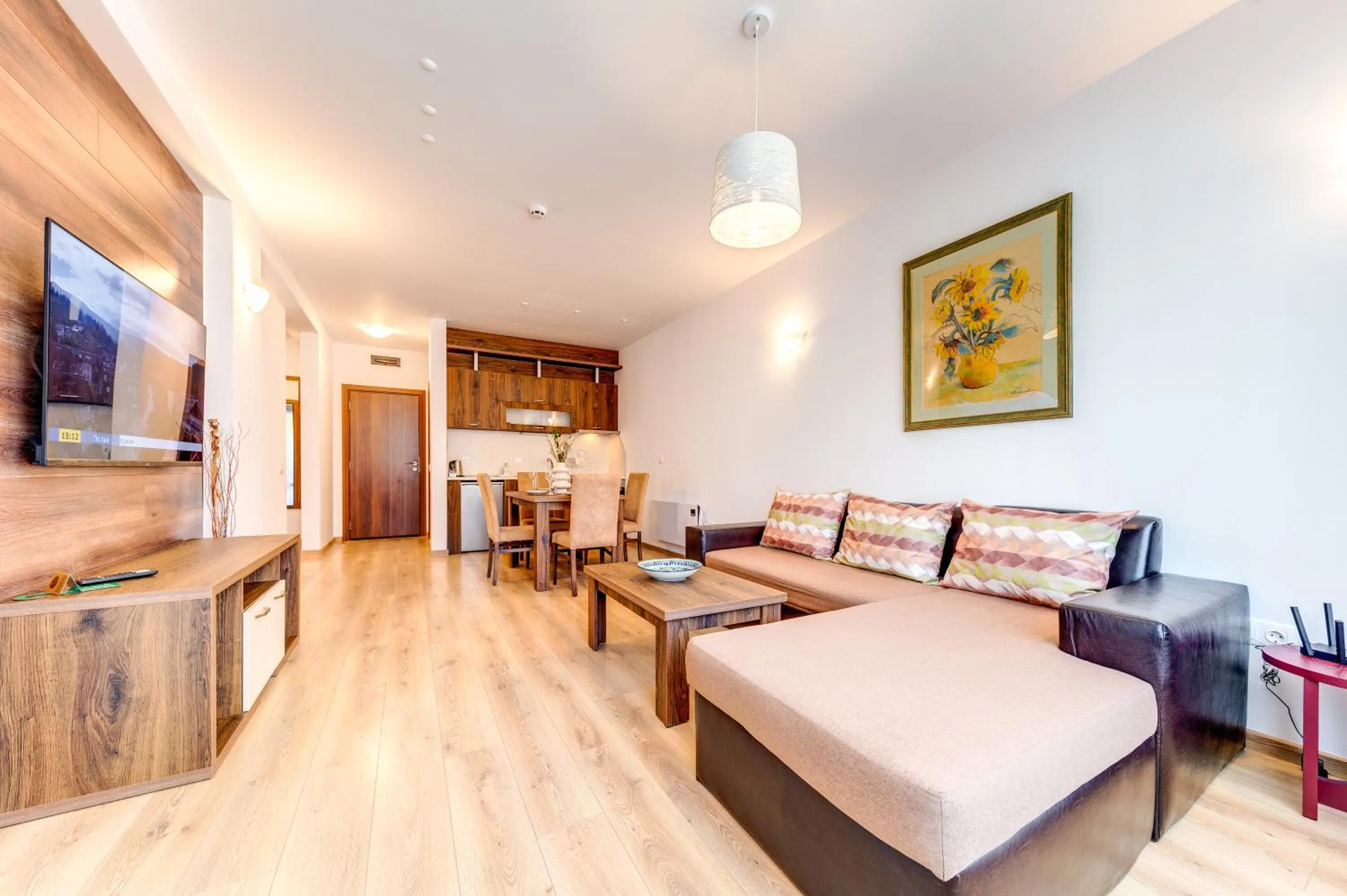 Kitchen or kitchenette in Oak Residence Hotel & Relax