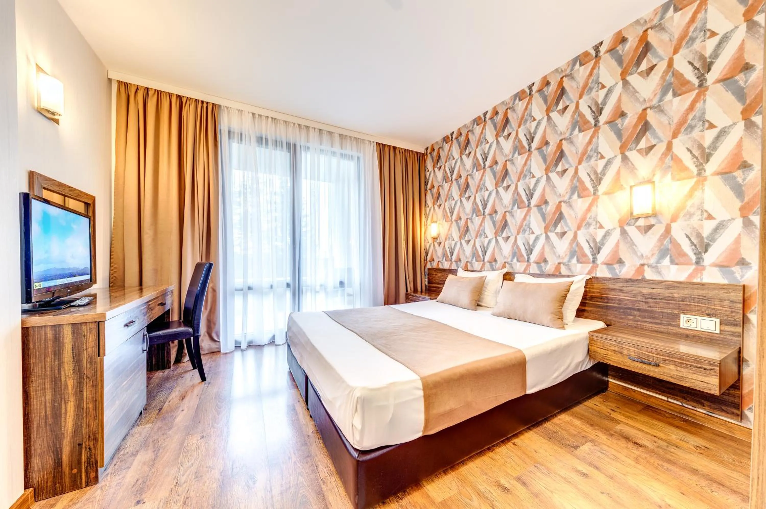 Bed in Oak Residence Hotel & Relax