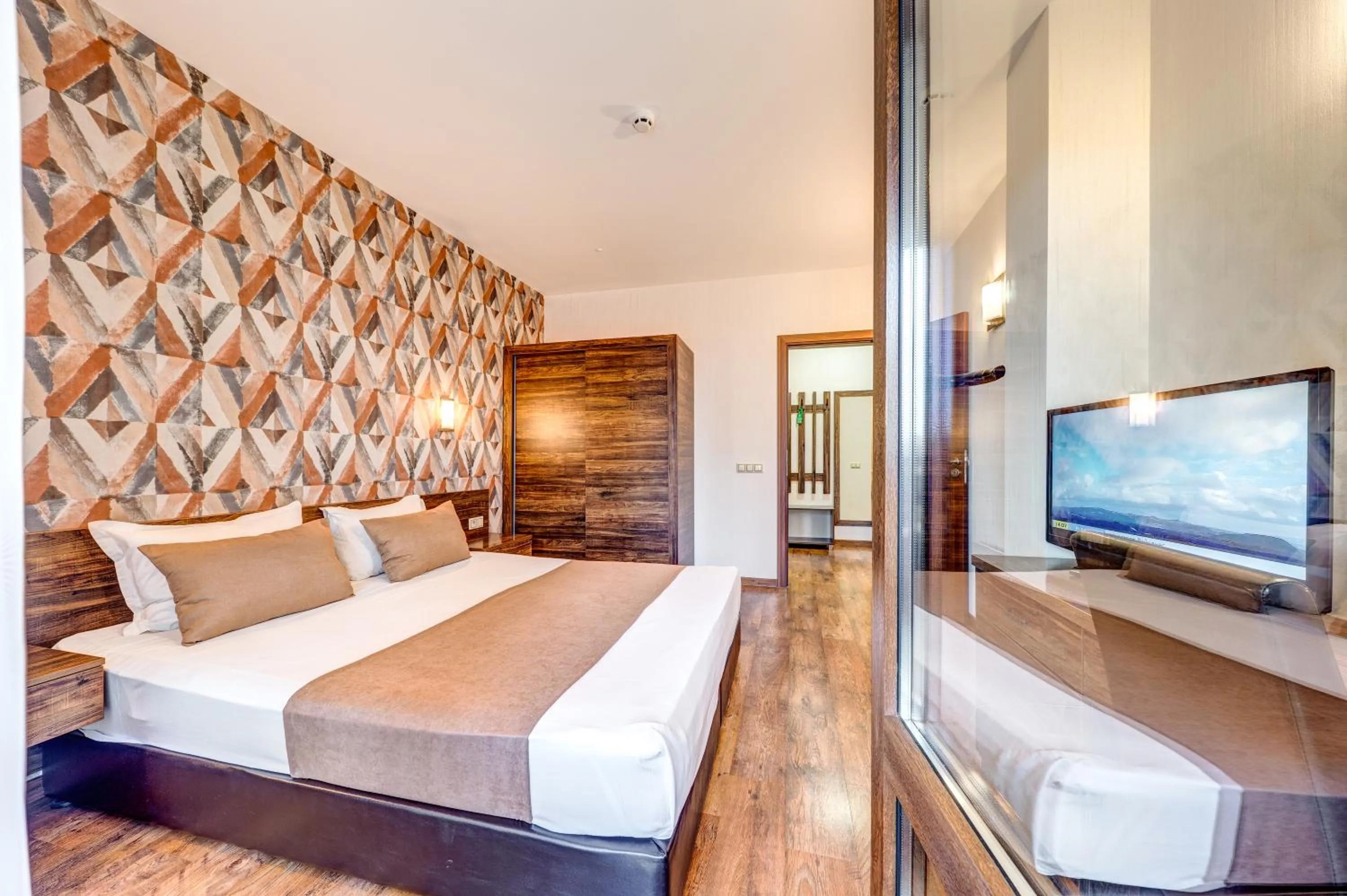 Bed in Oak Residence Hotel & Relax