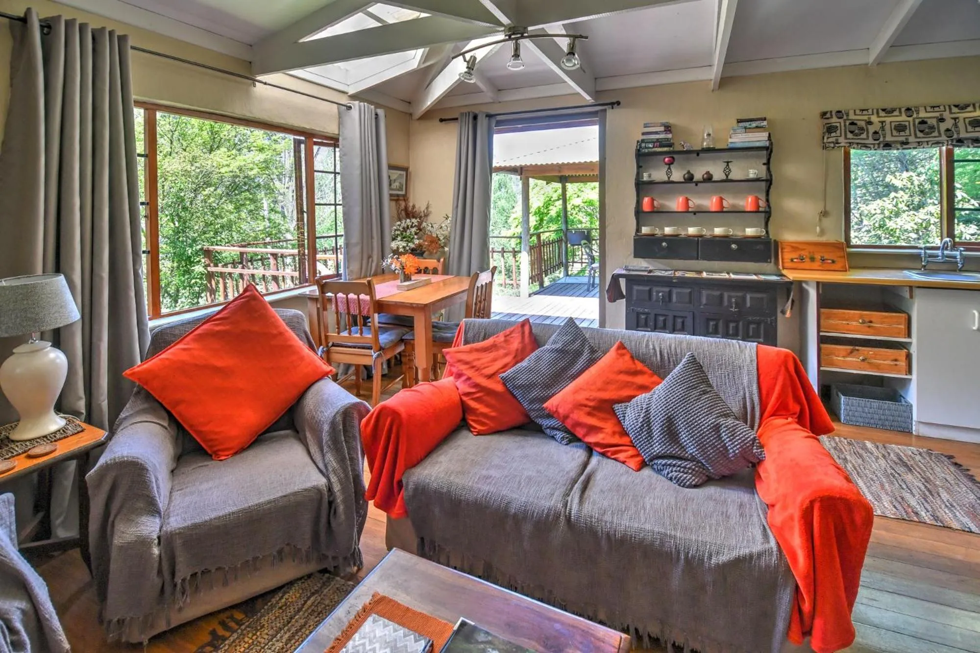 Seating area in Maple Grove