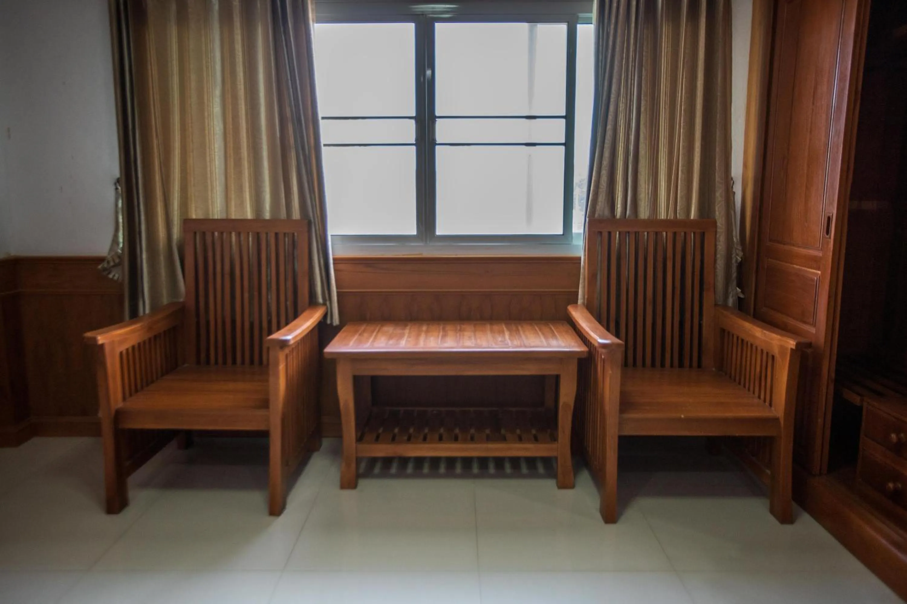 Seating area in Siya House Hotel