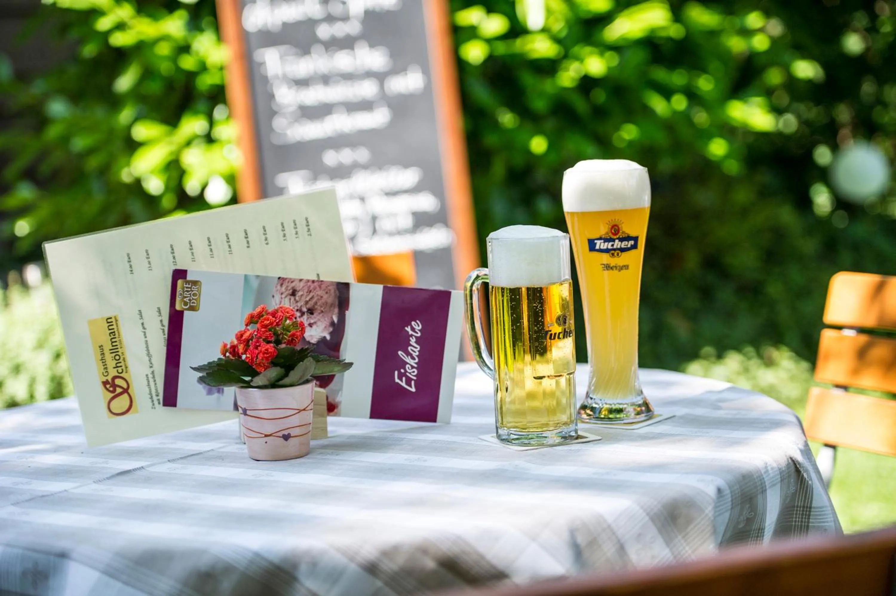 Garden in Gasthaus Schöllmann