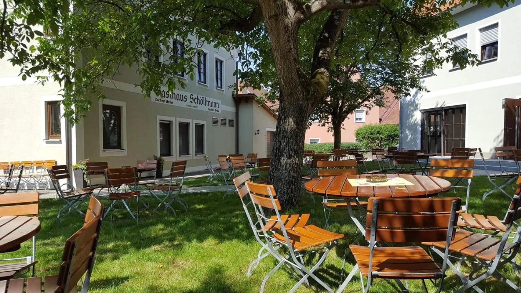 Garden in Gasthaus Schöllmann