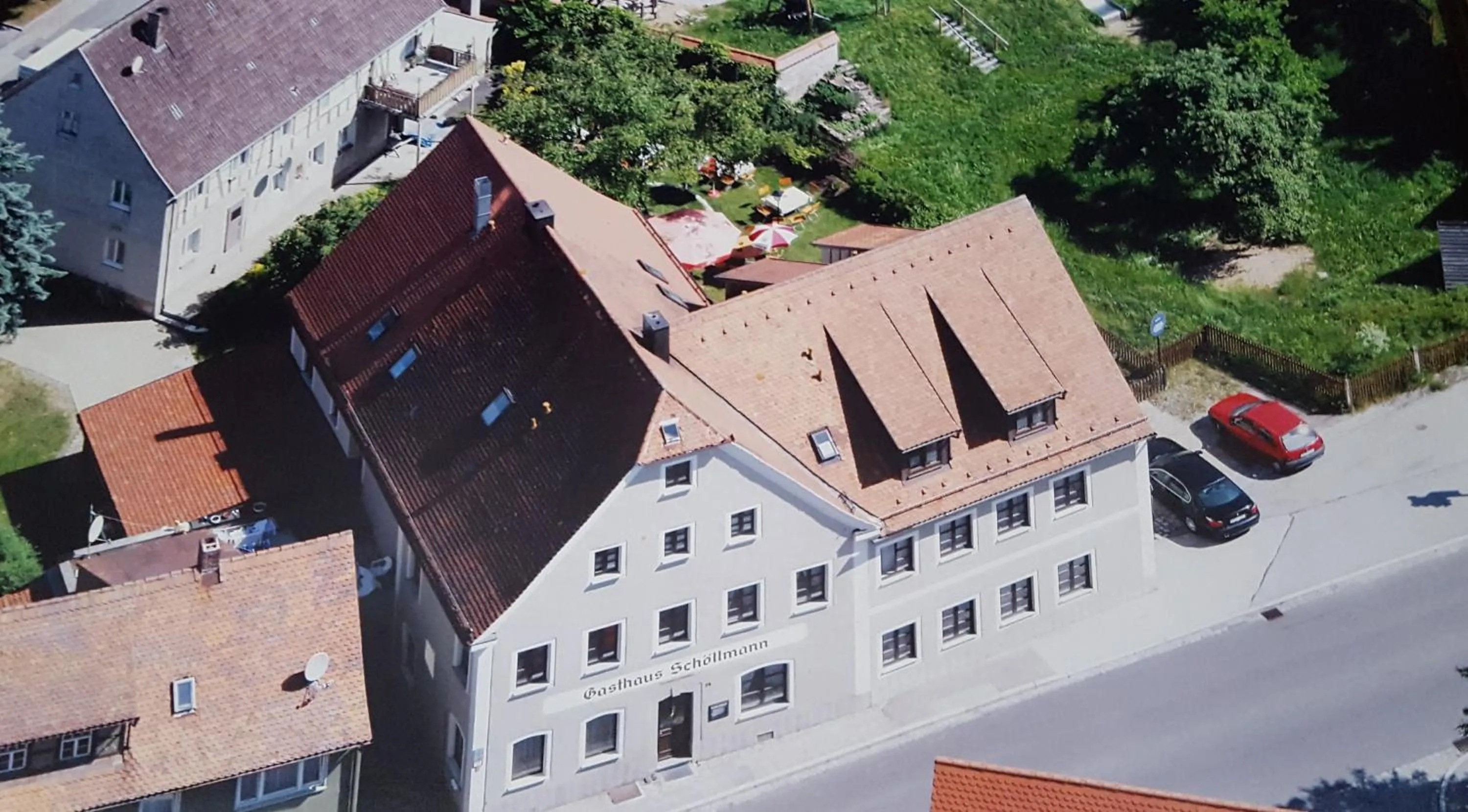 Bird's eye view in Gasthaus Schöllmann