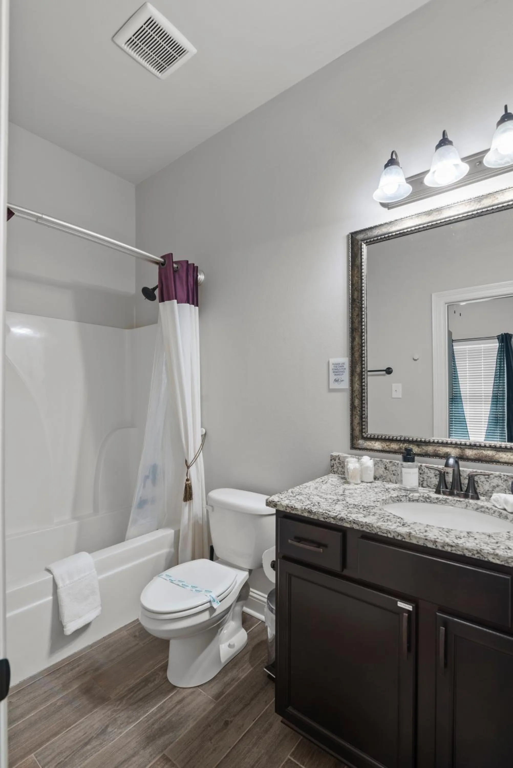 Shower in Zen House, a peaceful sanctuary in Shreveport, LA! Tv in each room