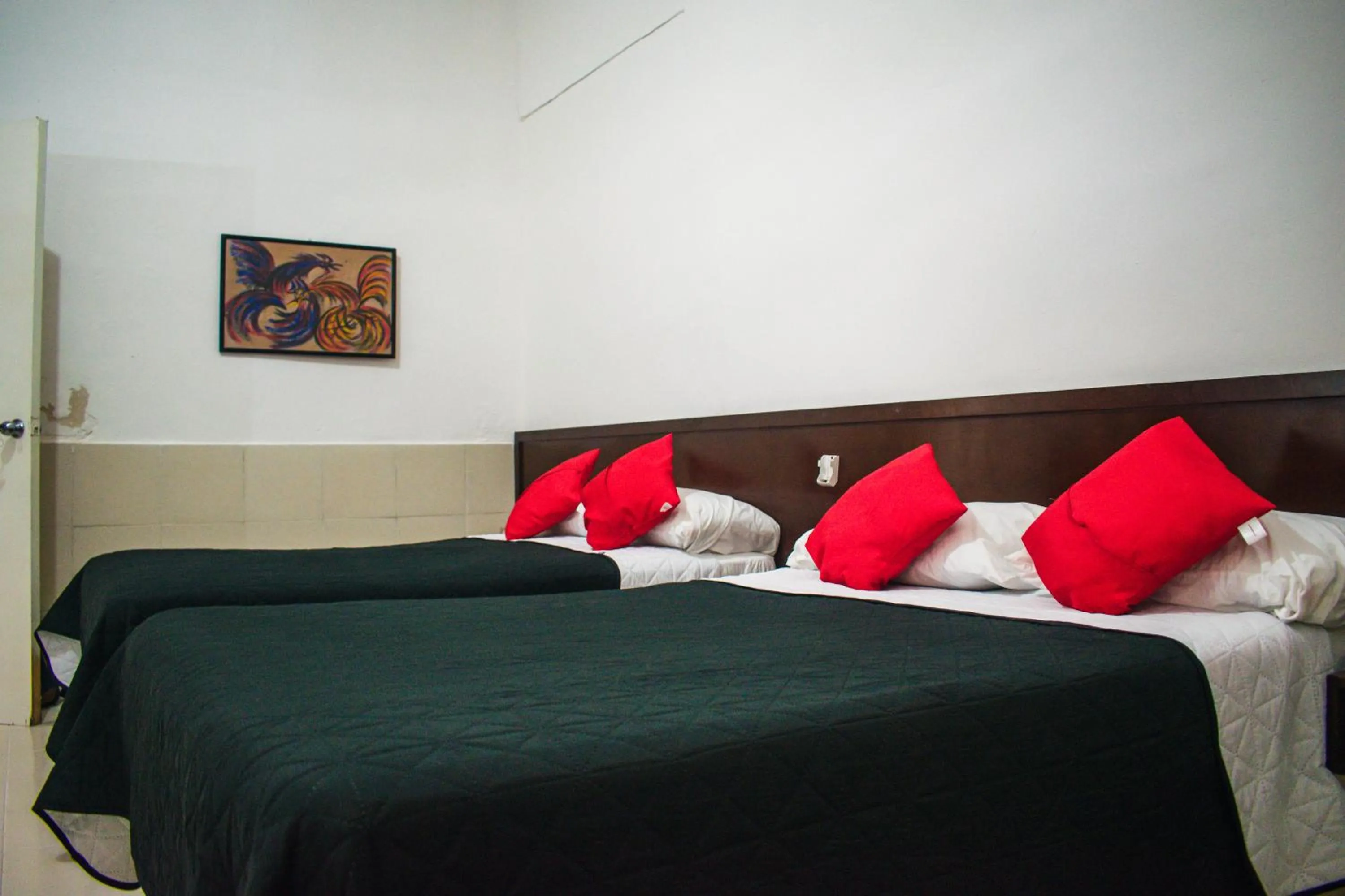 Bed in Hotel Cupules