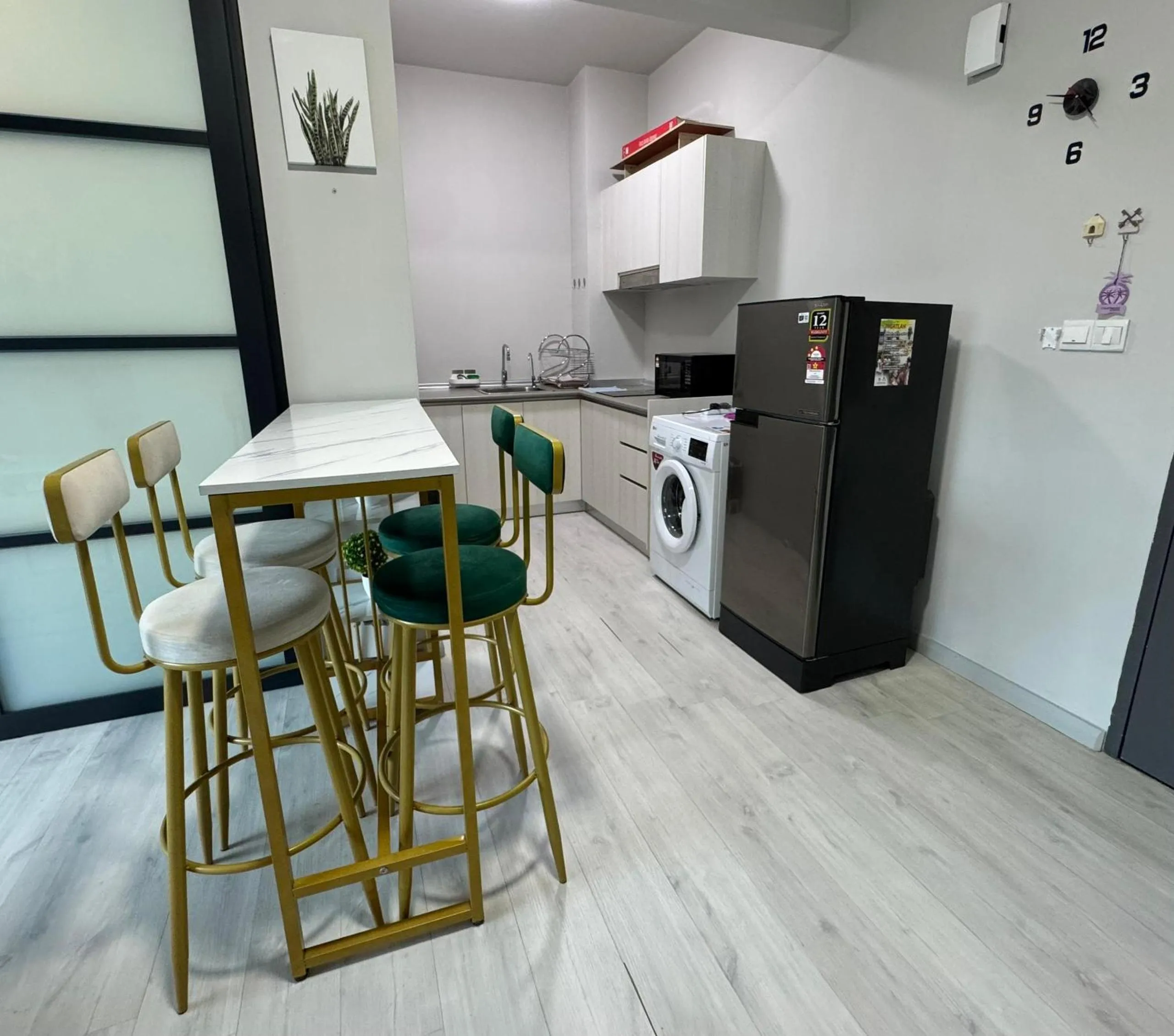 Kitchen or kitchenette in Sunset Seaview Vacation Condos @ Jesselton Quay