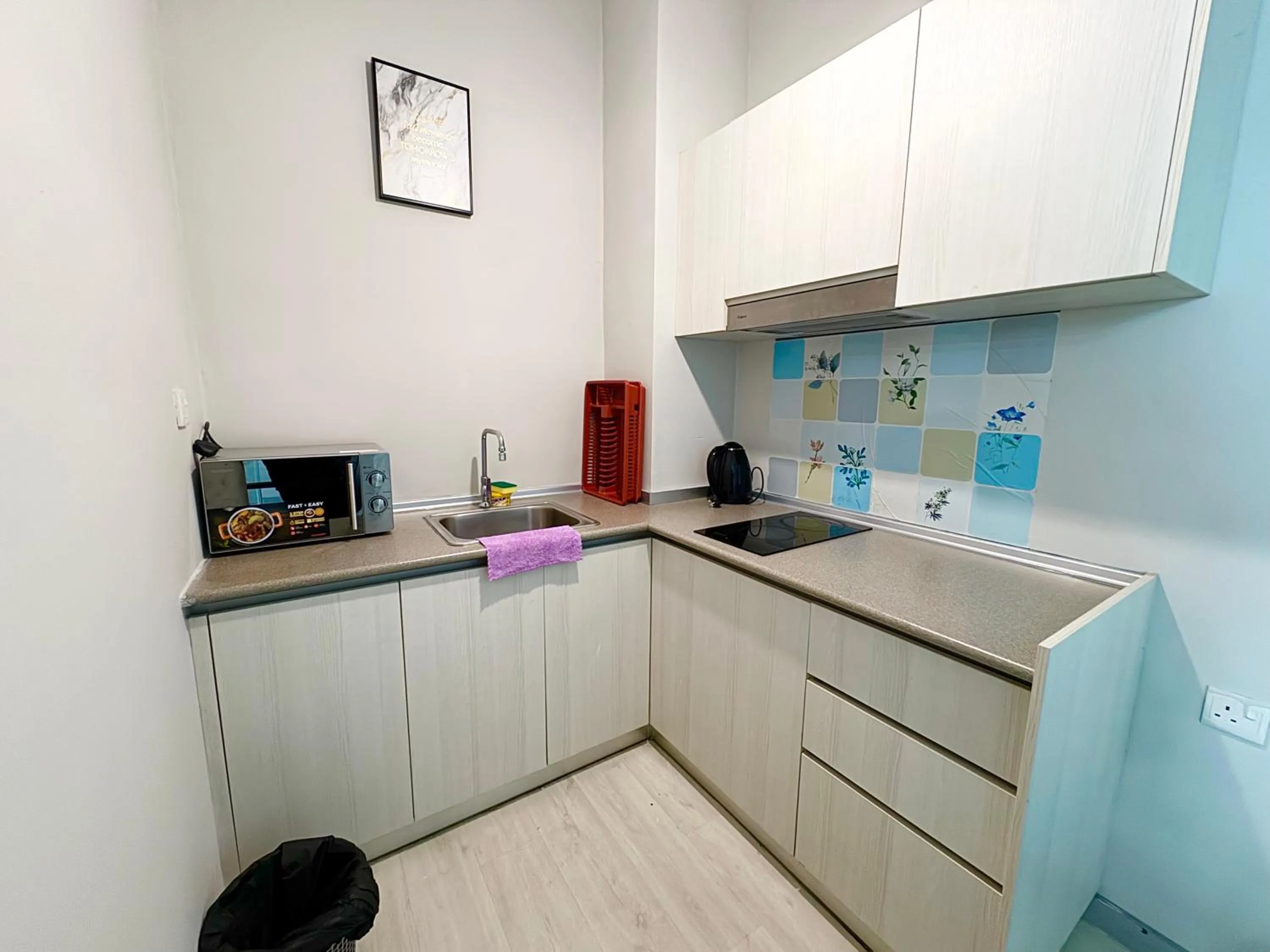 Kitchen or kitchenette in Sunset Seaview Vacation Condos @ Jesselton Quay