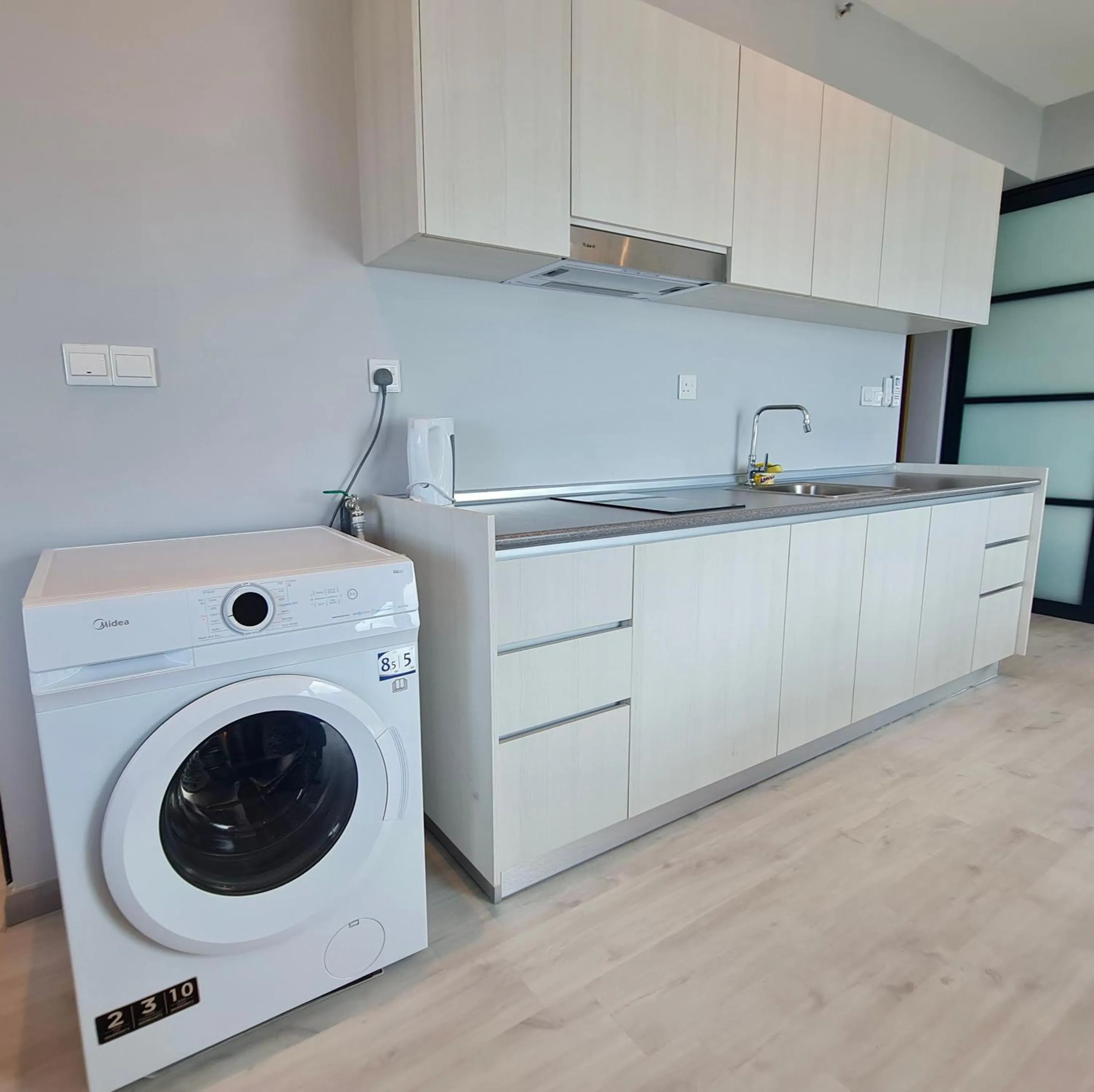 Kitchen or kitchenette in Sunset Seaview Vacation Condos @ Jesselton Quay