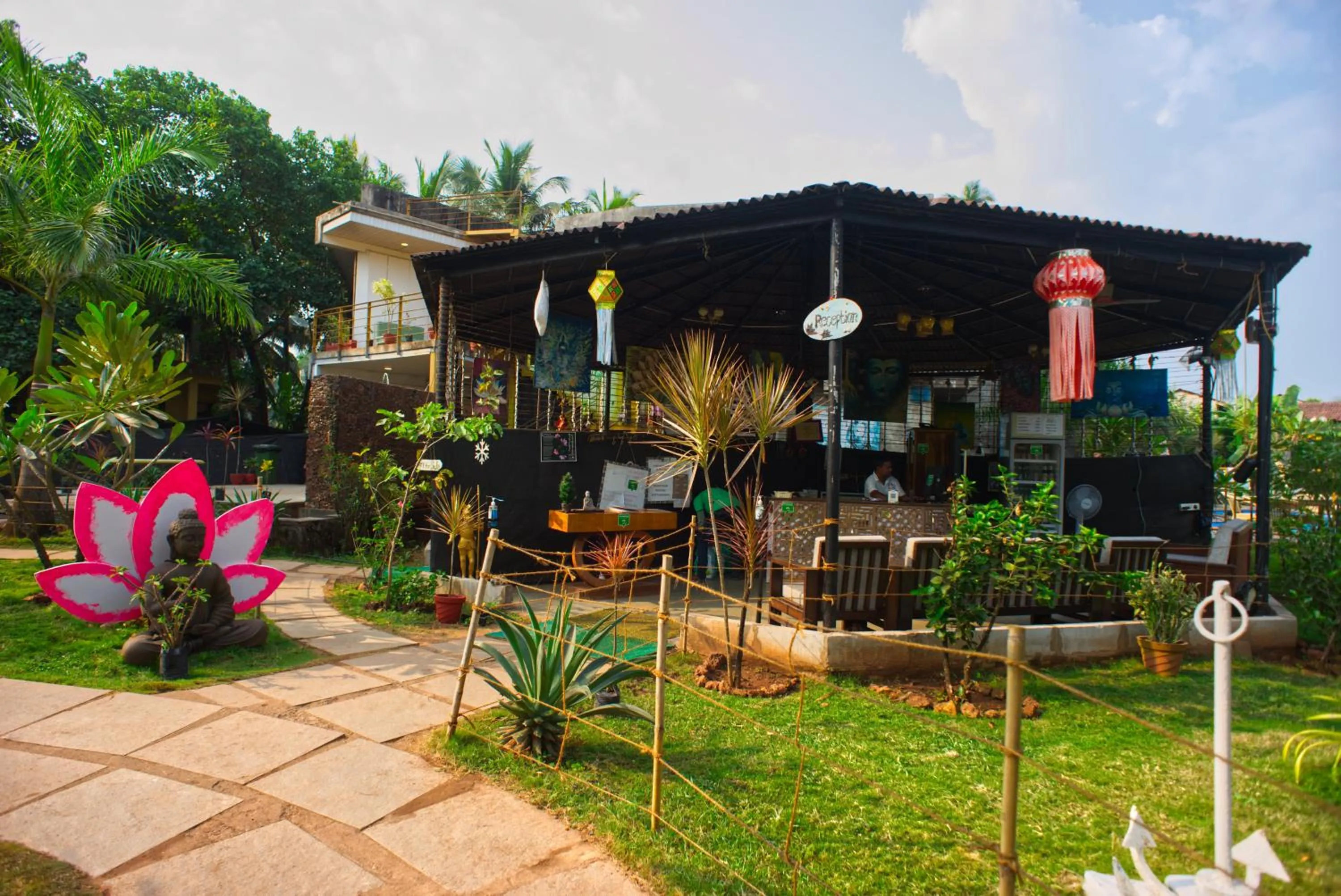 Lobby or reception in Lotus Sutra Beachfront Resort
