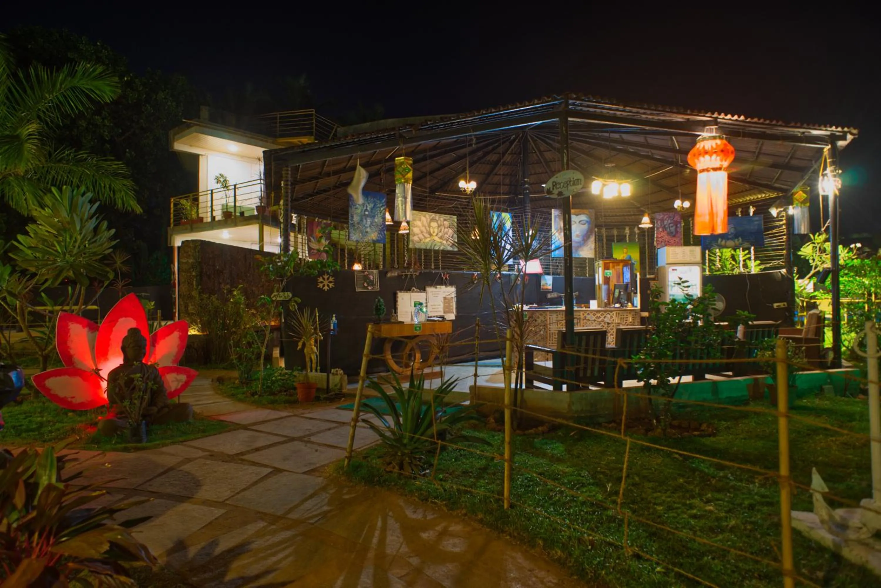 Lobby or reception in Lotus Sutra Beachfront Resort