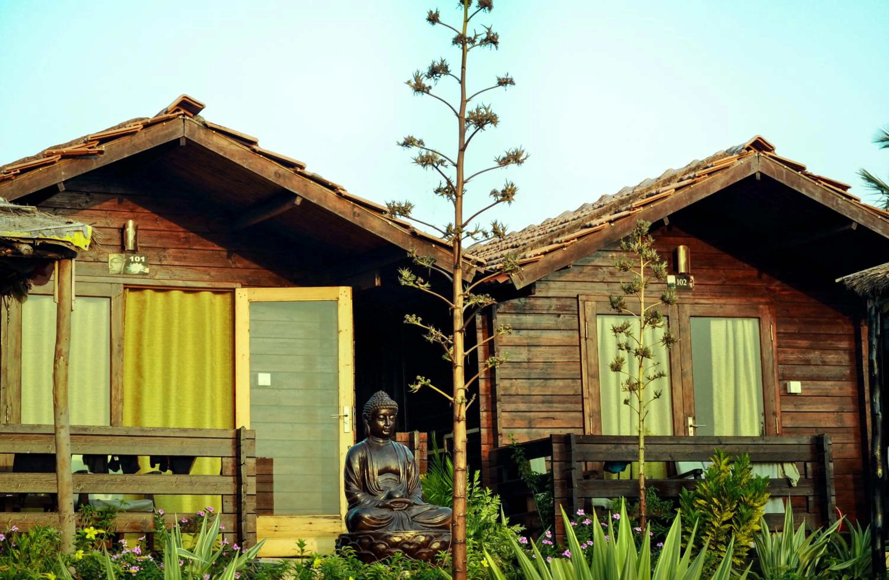 Balcony/Terrace in Lotus Sutra Beachfront Resort
