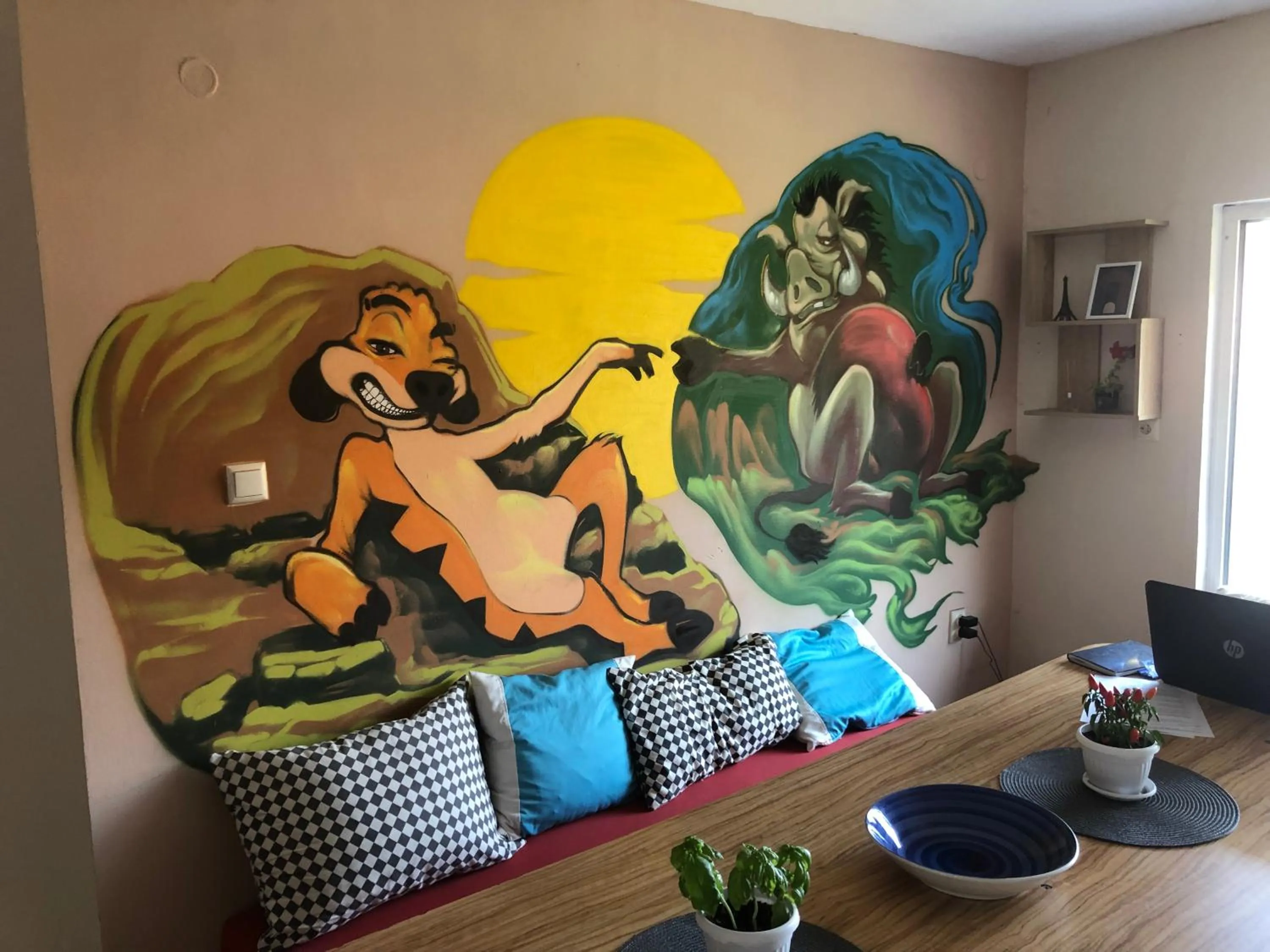 Living room in Hakuna Matata Guest House