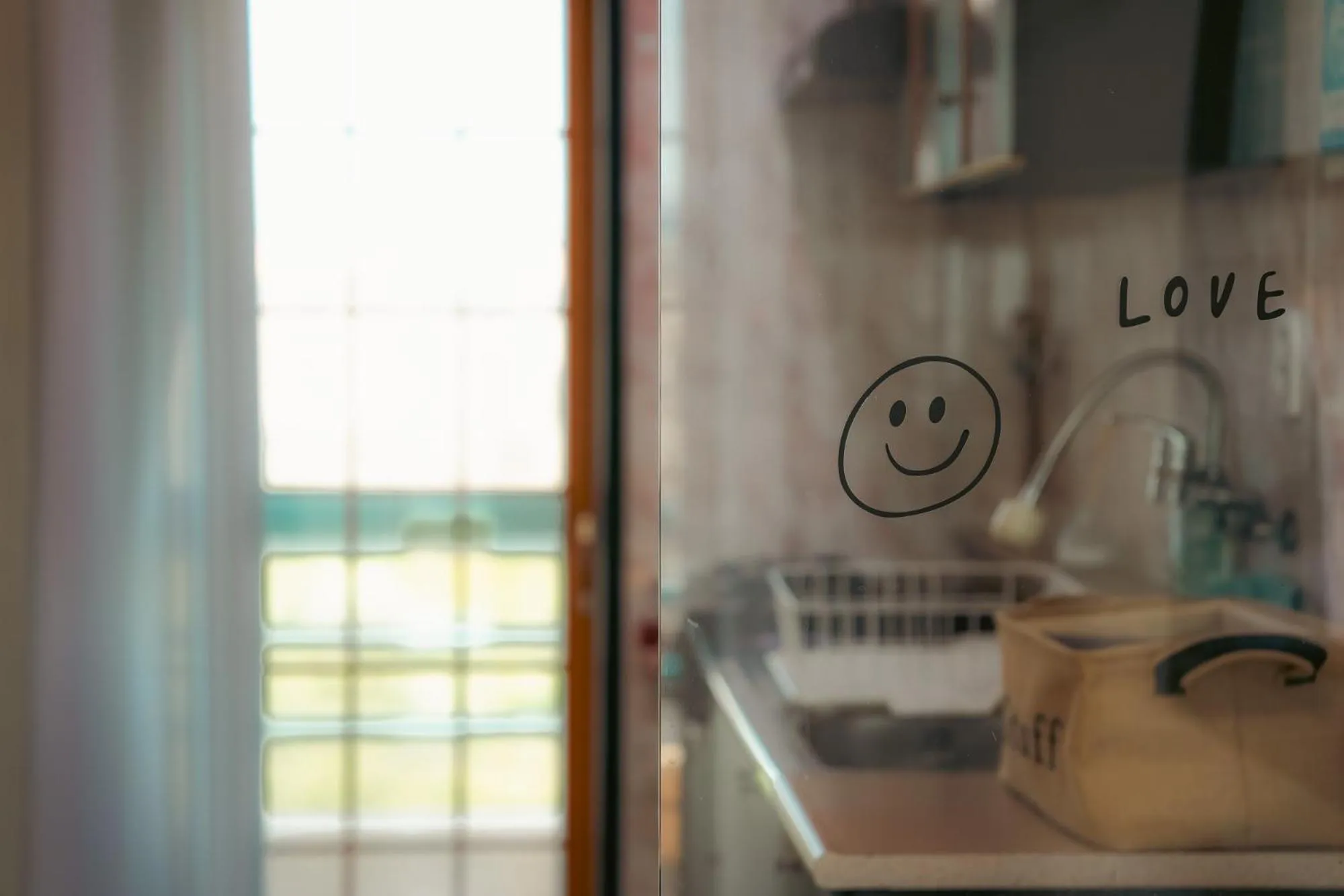 Kitchen or kitchenette in ttottot Jeju Backpackers