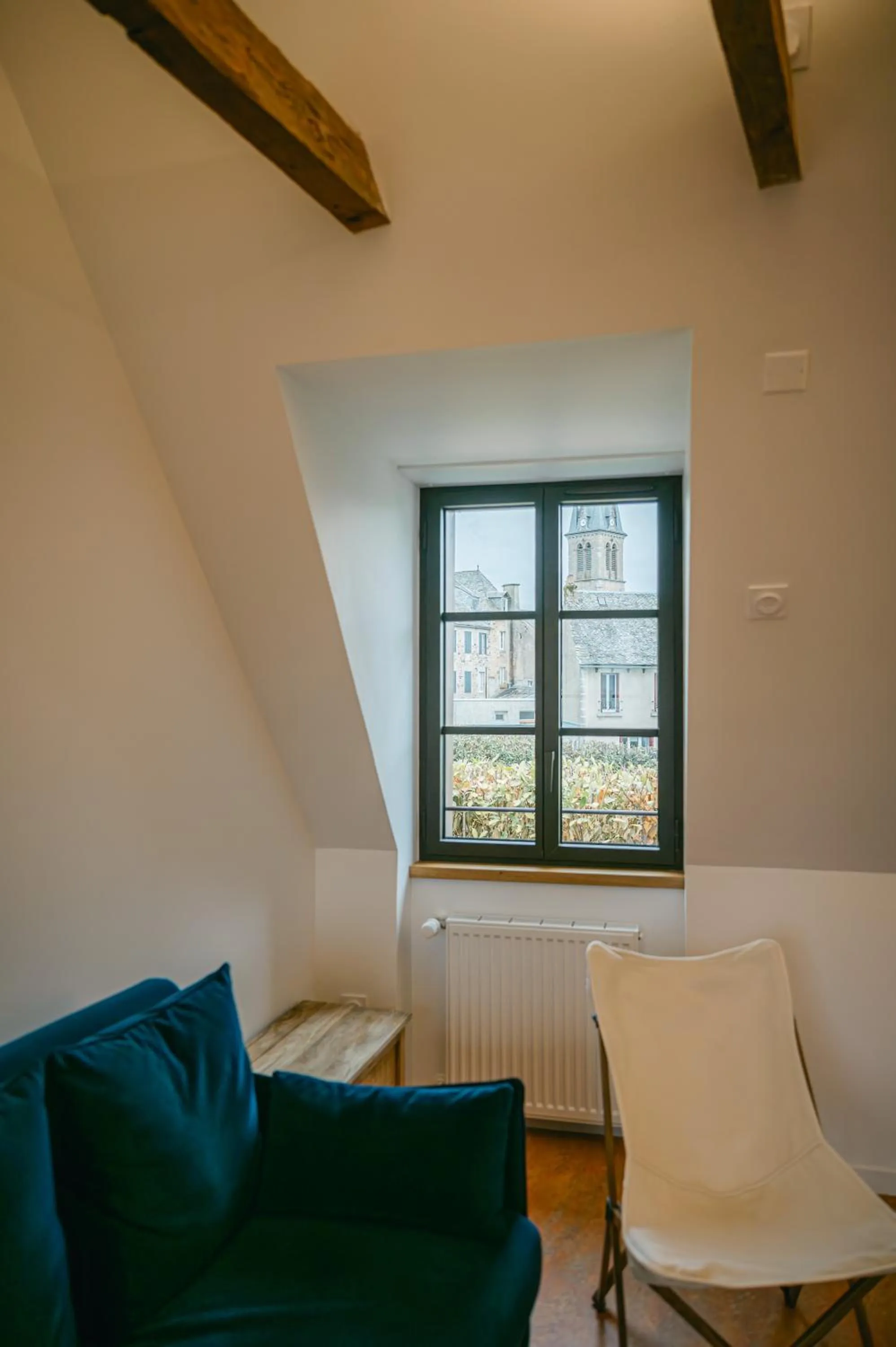 City view, Bed in Logis hôtel restaurant l'Argence