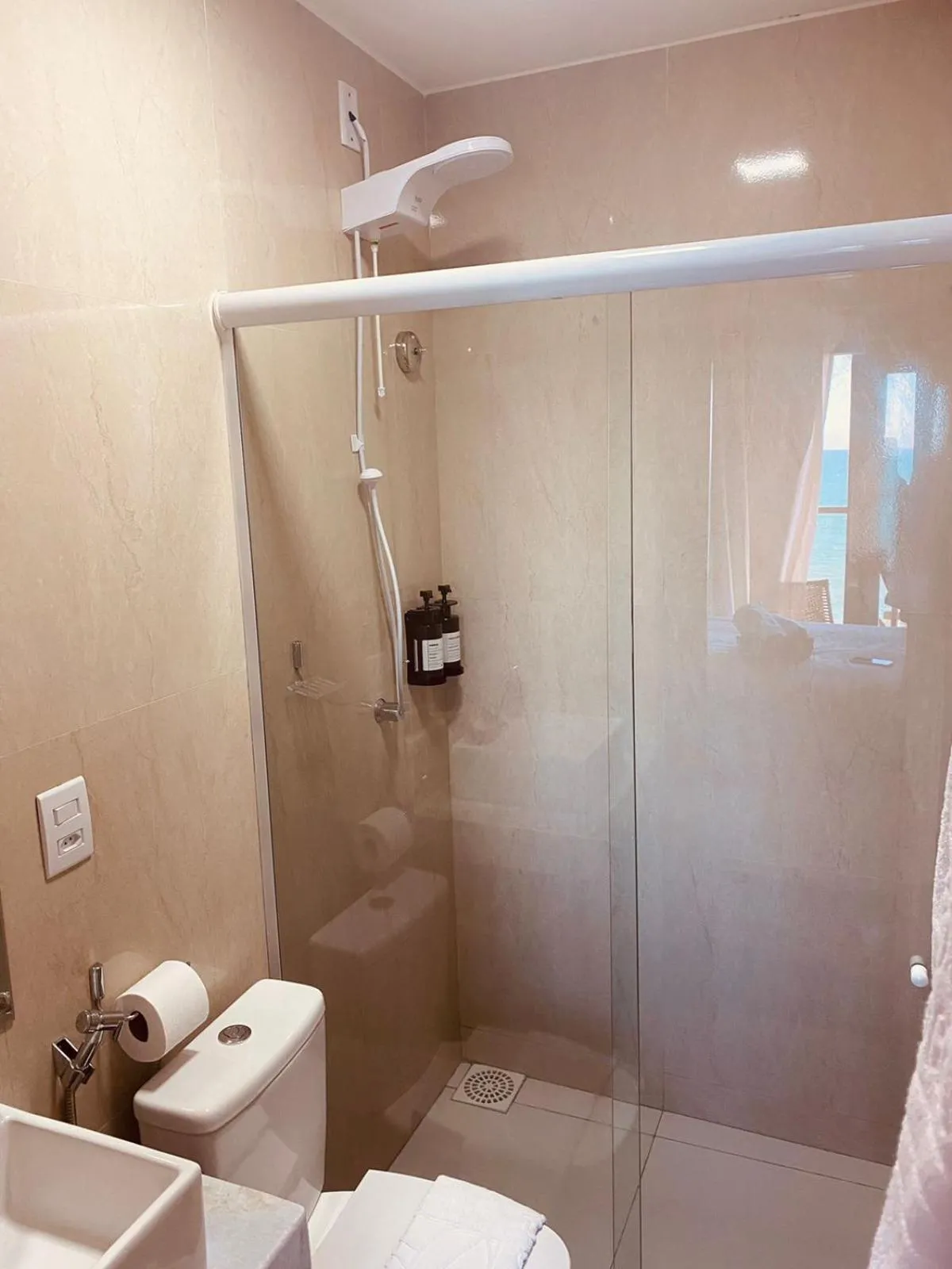 Shower in Beach Eco Stays Hotel Boutique Lagoinha