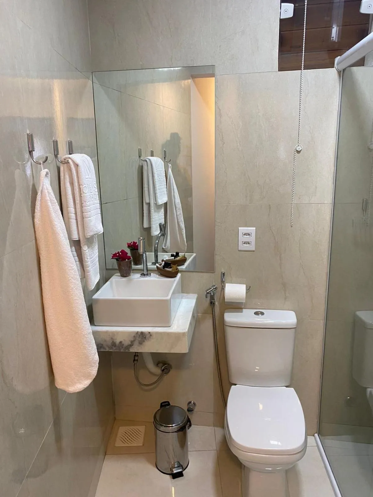 Shower in Beach Eco Stays Hotel Boutique Lagoinha