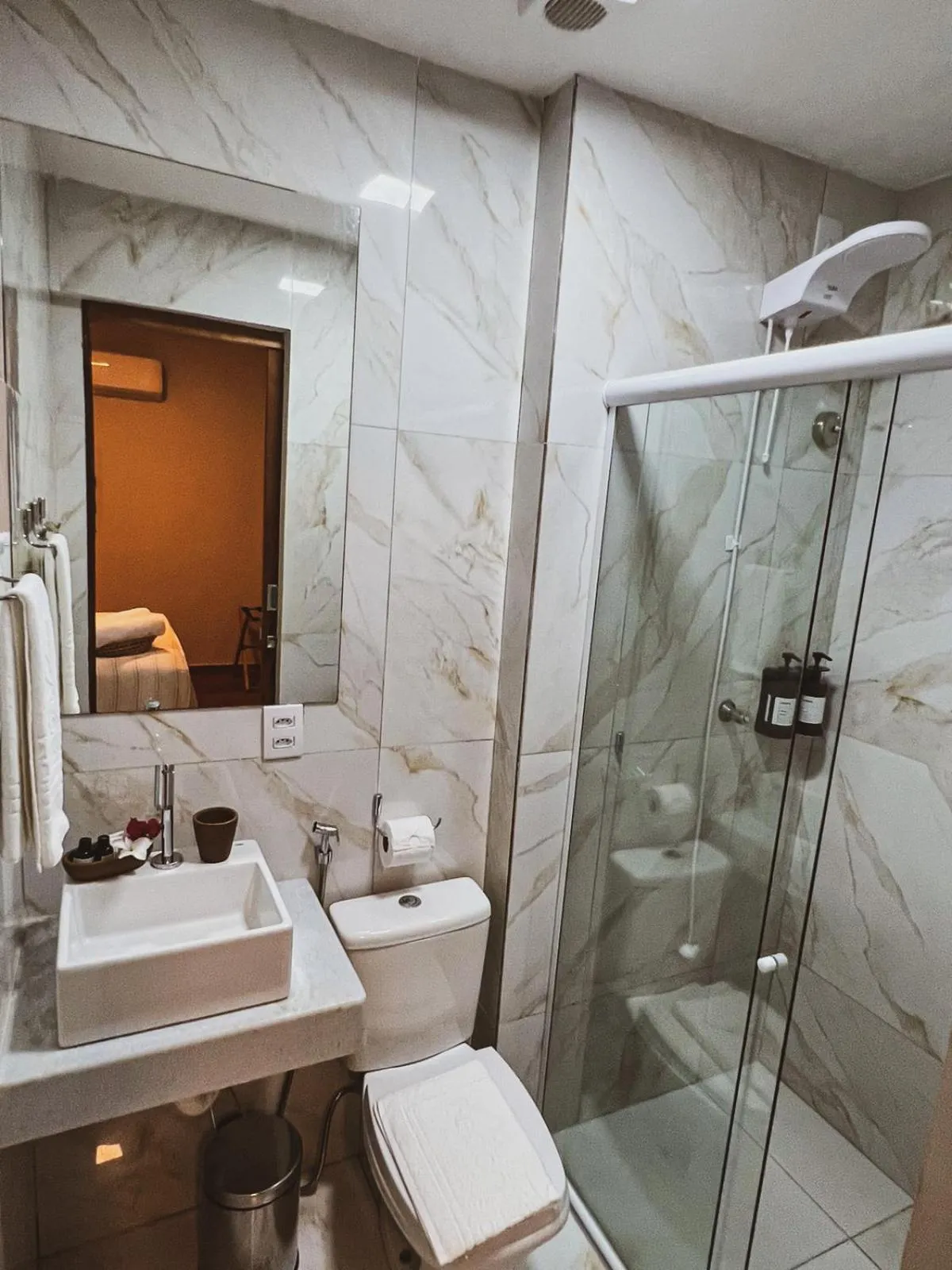 Shower in Beach Eco Stays Hotel Boutique Lagoinha