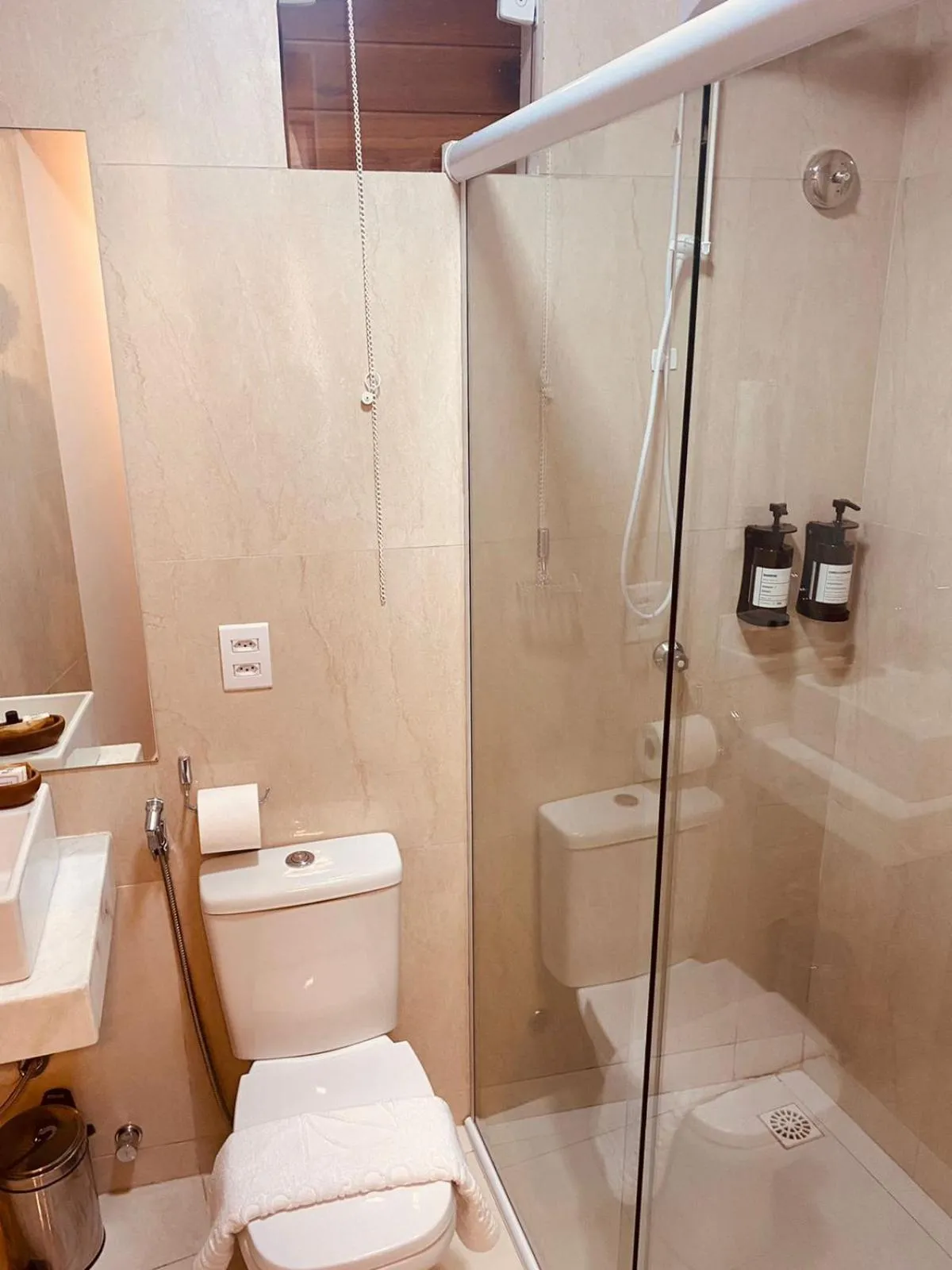 Shower in Beach Eco Stays Hotel Boutique Lagoinha