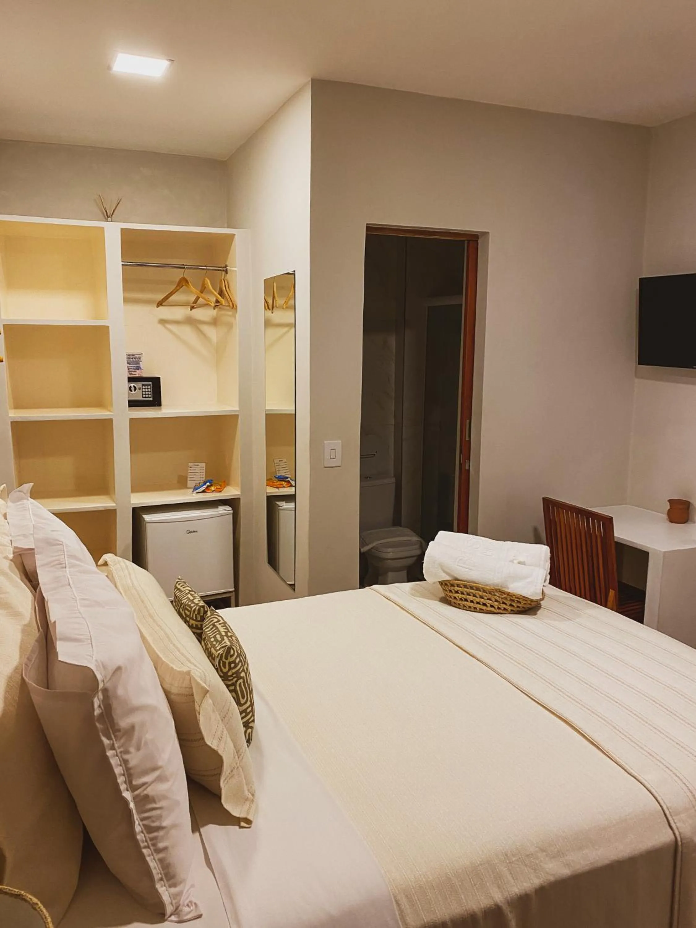 Bedroom, Bed in Beach Eco Stays Hotel Boutique Lagoinha