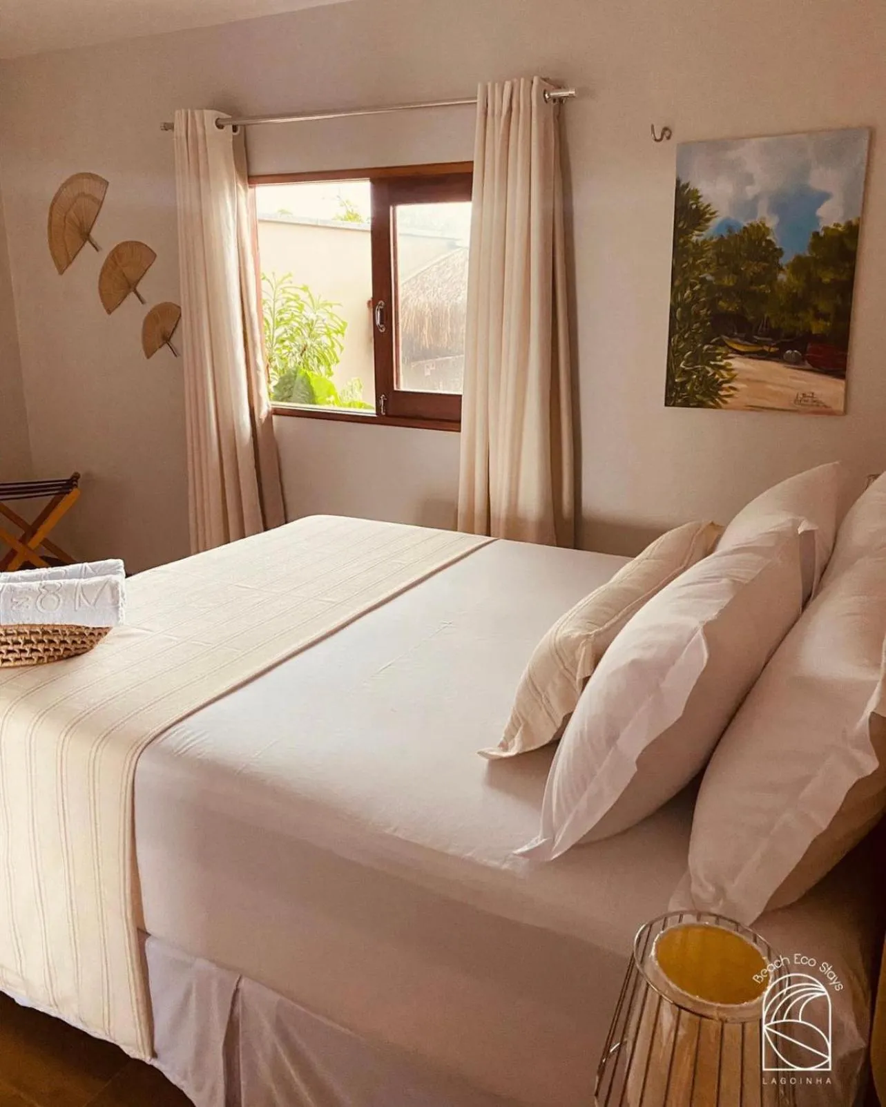 Bedroom, Bed in Beach Eco Stays Hotel Boutique Lagoinha