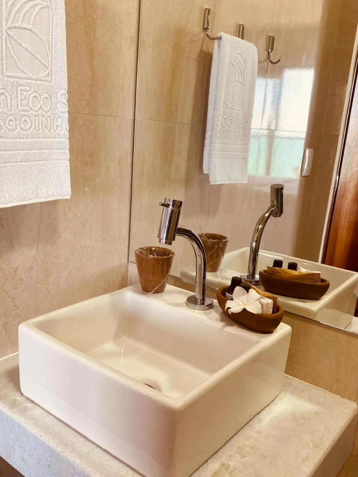 Shower in Beach Eco Stays Hotel Boutique Lagoinha