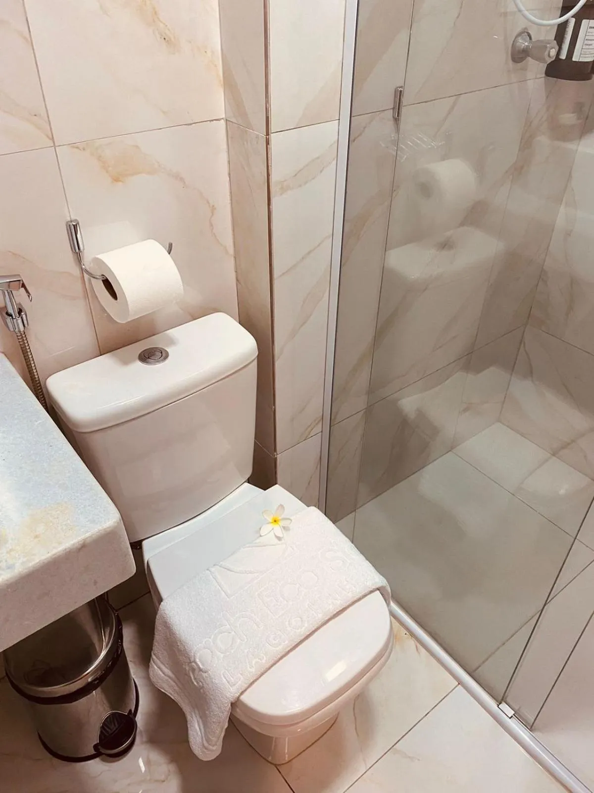 Shower in Beach Eco Stays Hotel Boutique Lagoinha