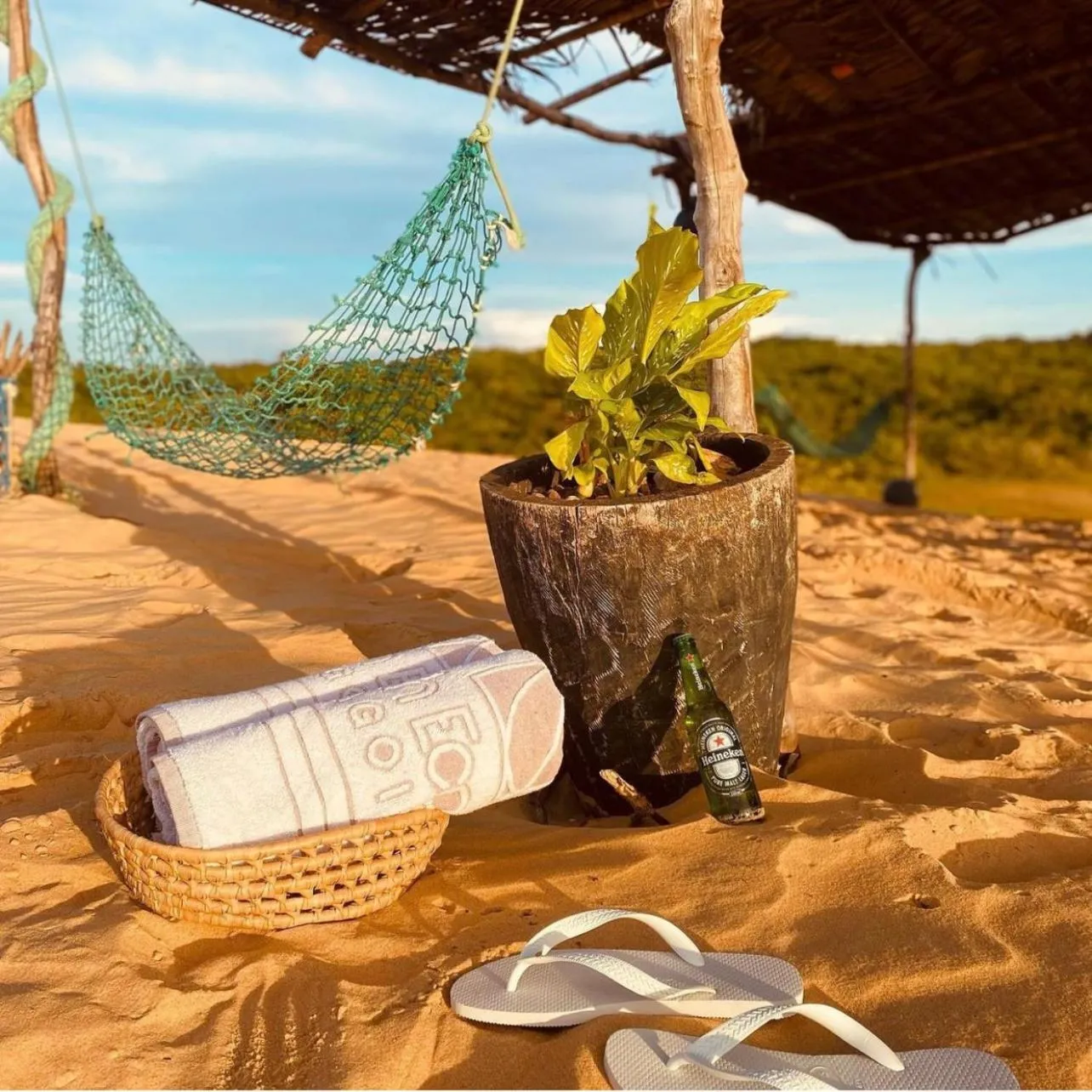 Sea view in Beach Eco Stays Hotel Boutique Lagoinha