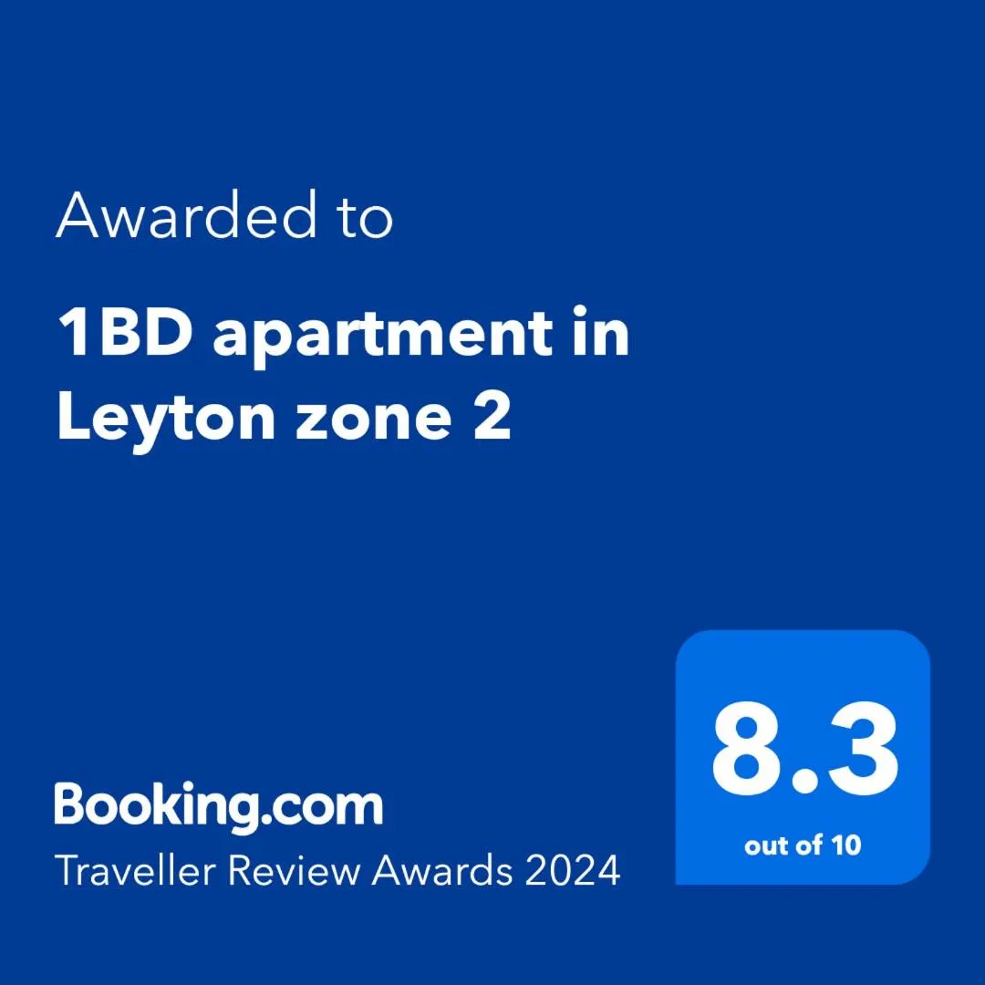 1BD apartment in Leyton zone 2
