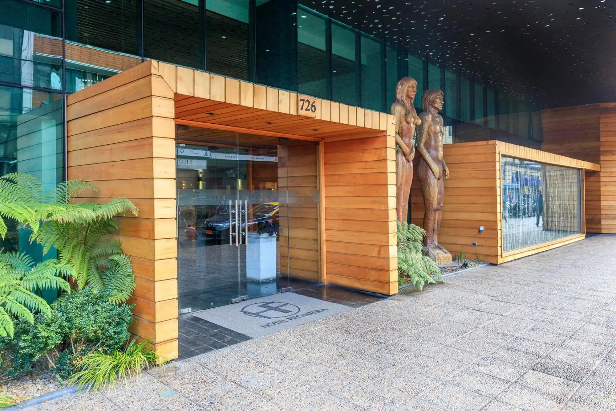 Facade/entrance in Hotel Frontera Plaza Facade/entrance in Hotel Frontera Plaza