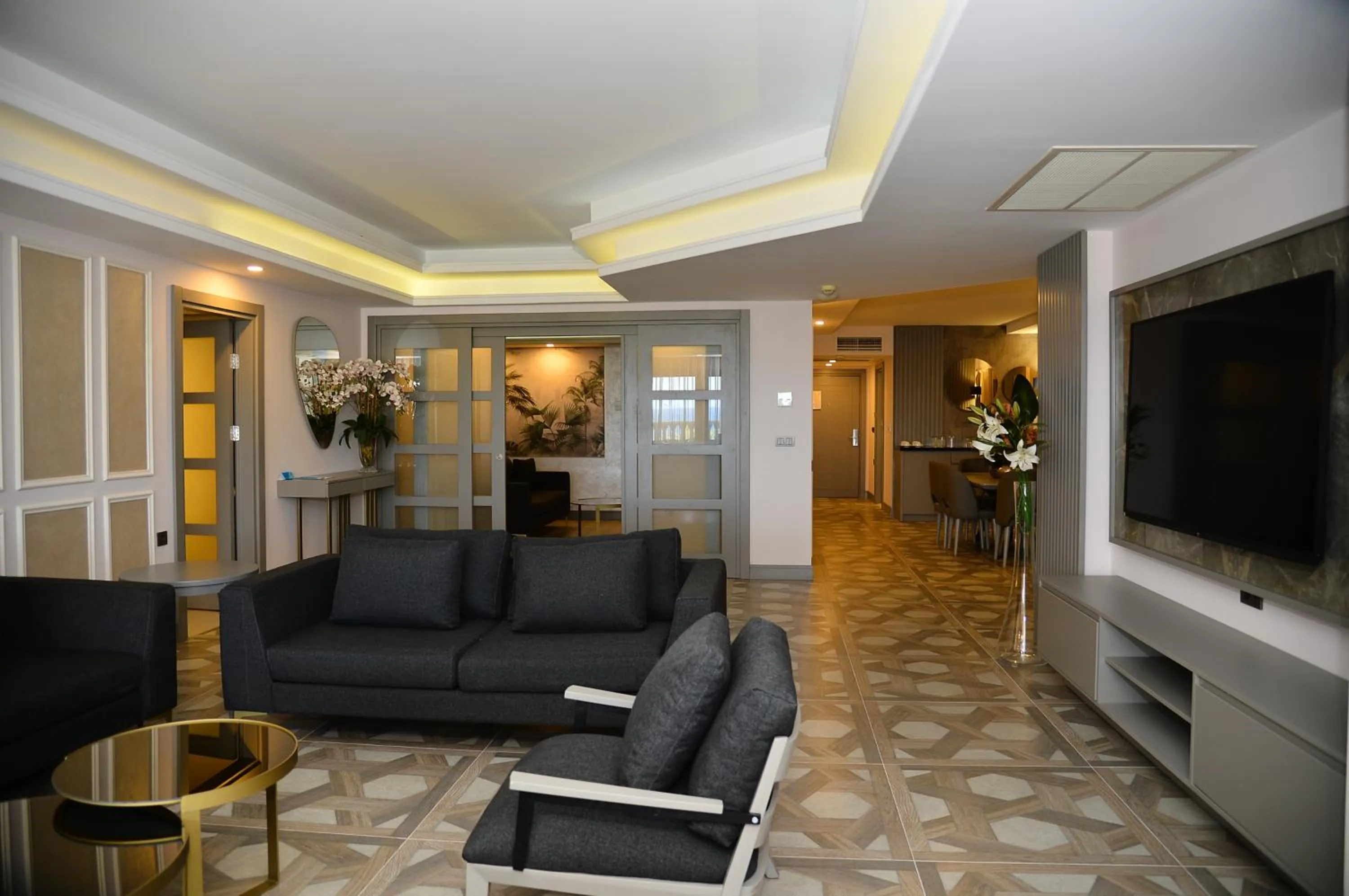 Seating area in Samara Hotel Bodrum Ultra All Inclusive