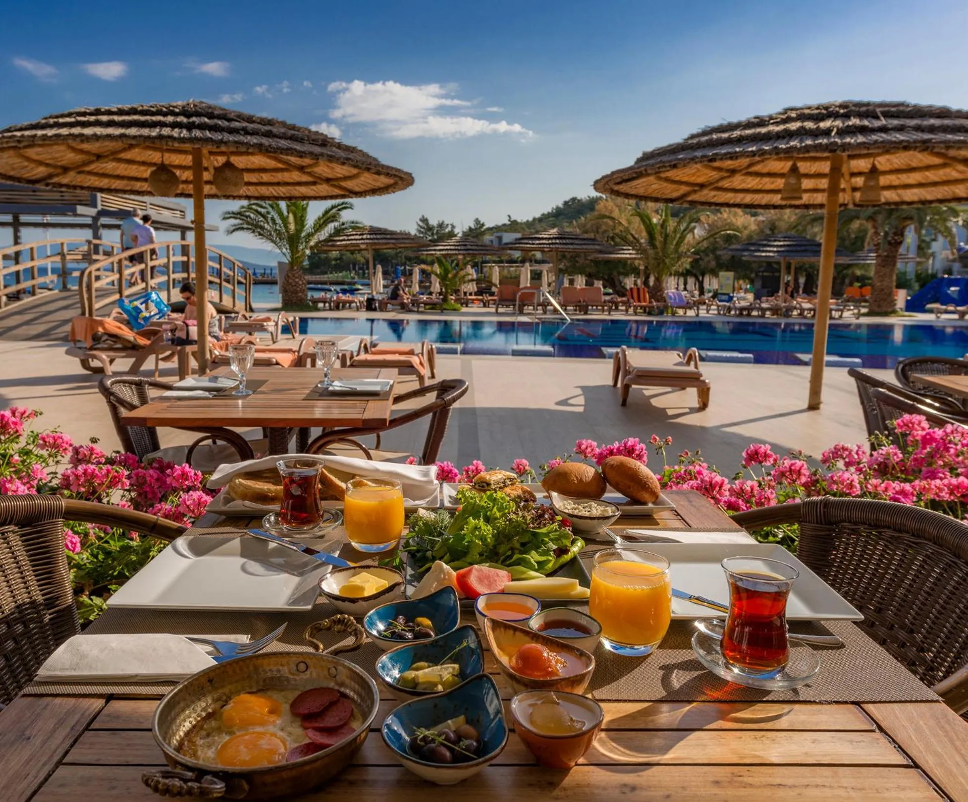 Breakfast in Samara Hotel Bodrum Ultra All Inclusive