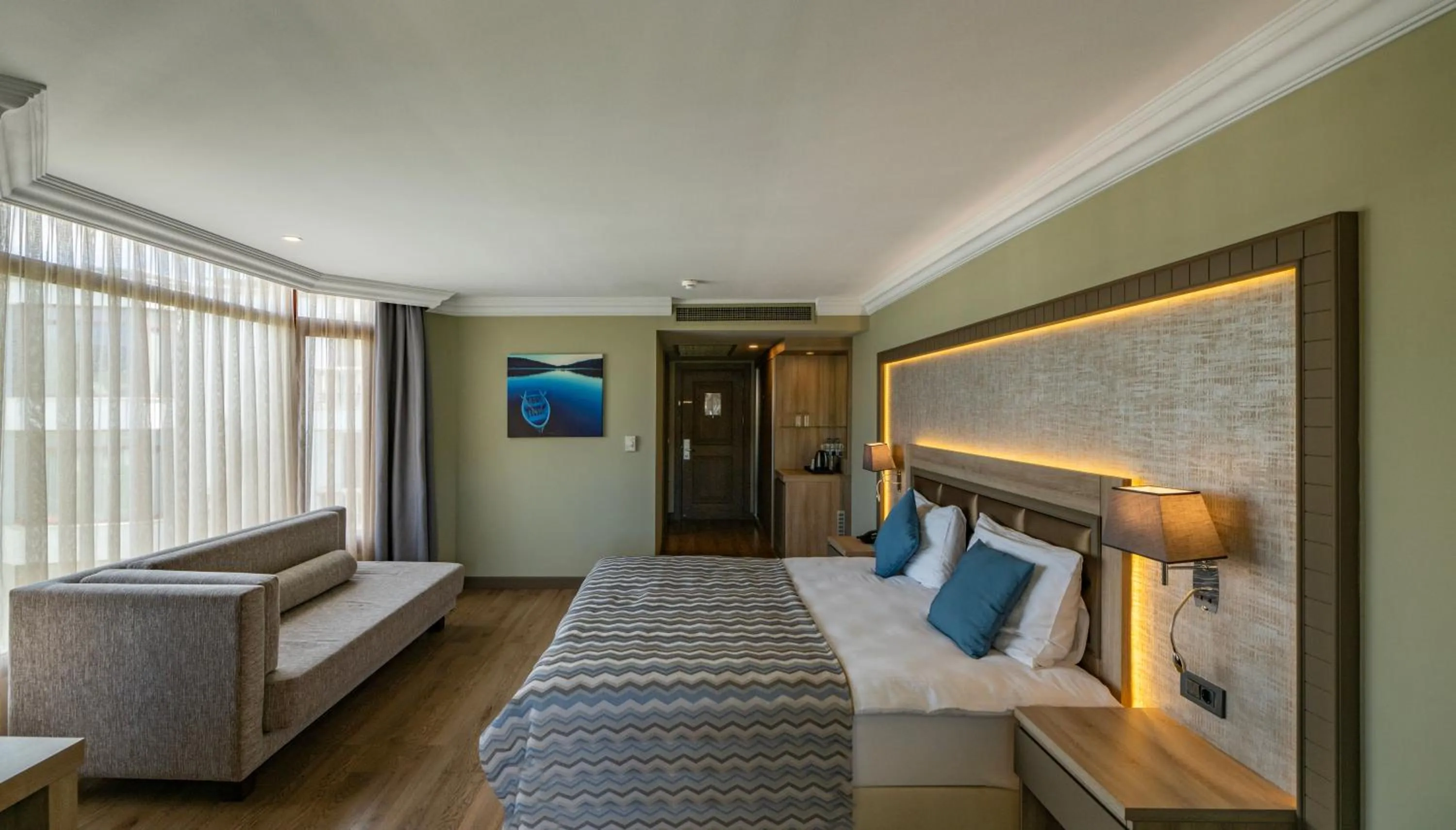 Photo of the whole room, Bed in Samara Hotel Bodrum Ultra All Inclusive
