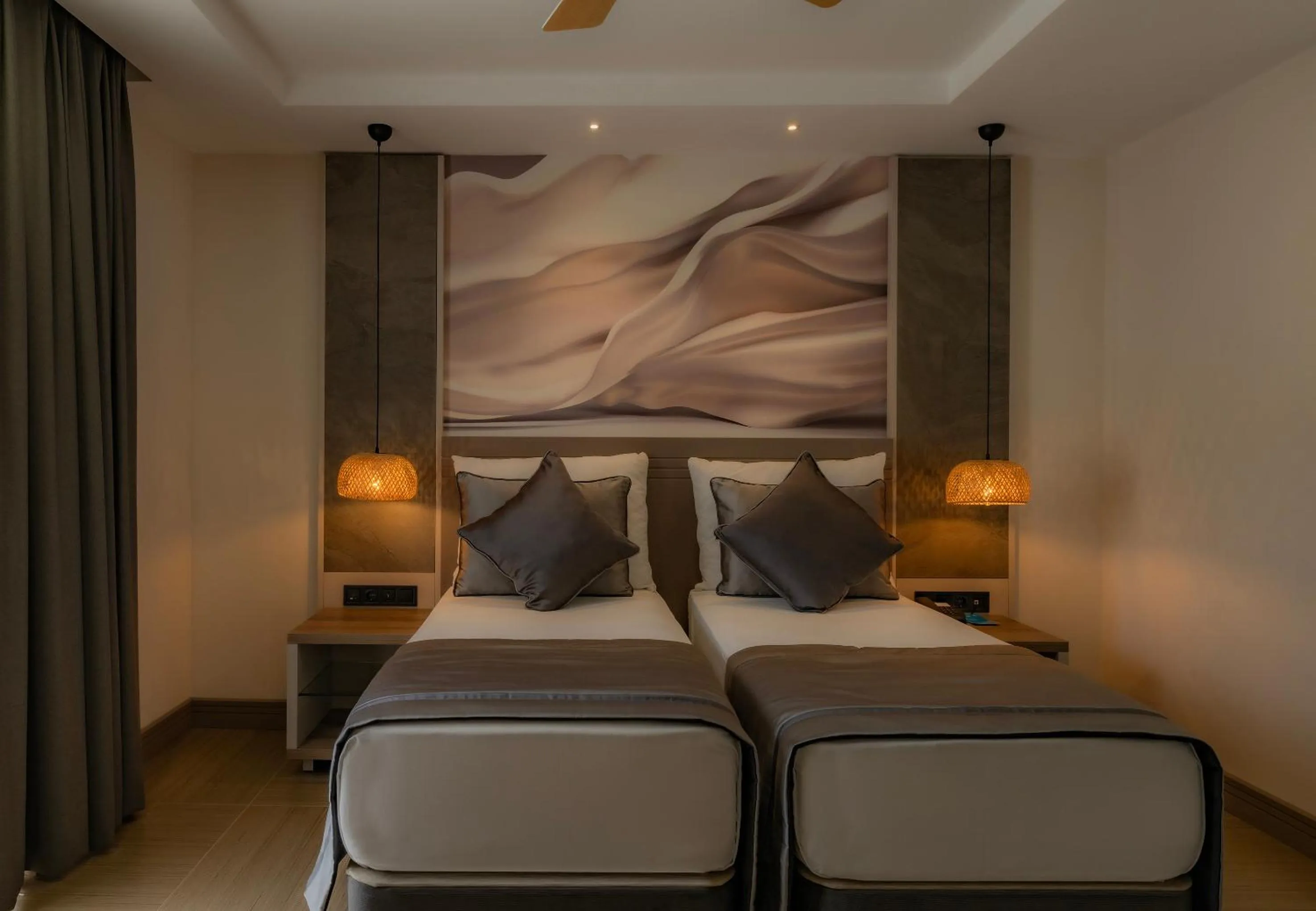 Bedroom, Bed in Samara Hotel Bodrum Ultra All Inclusive