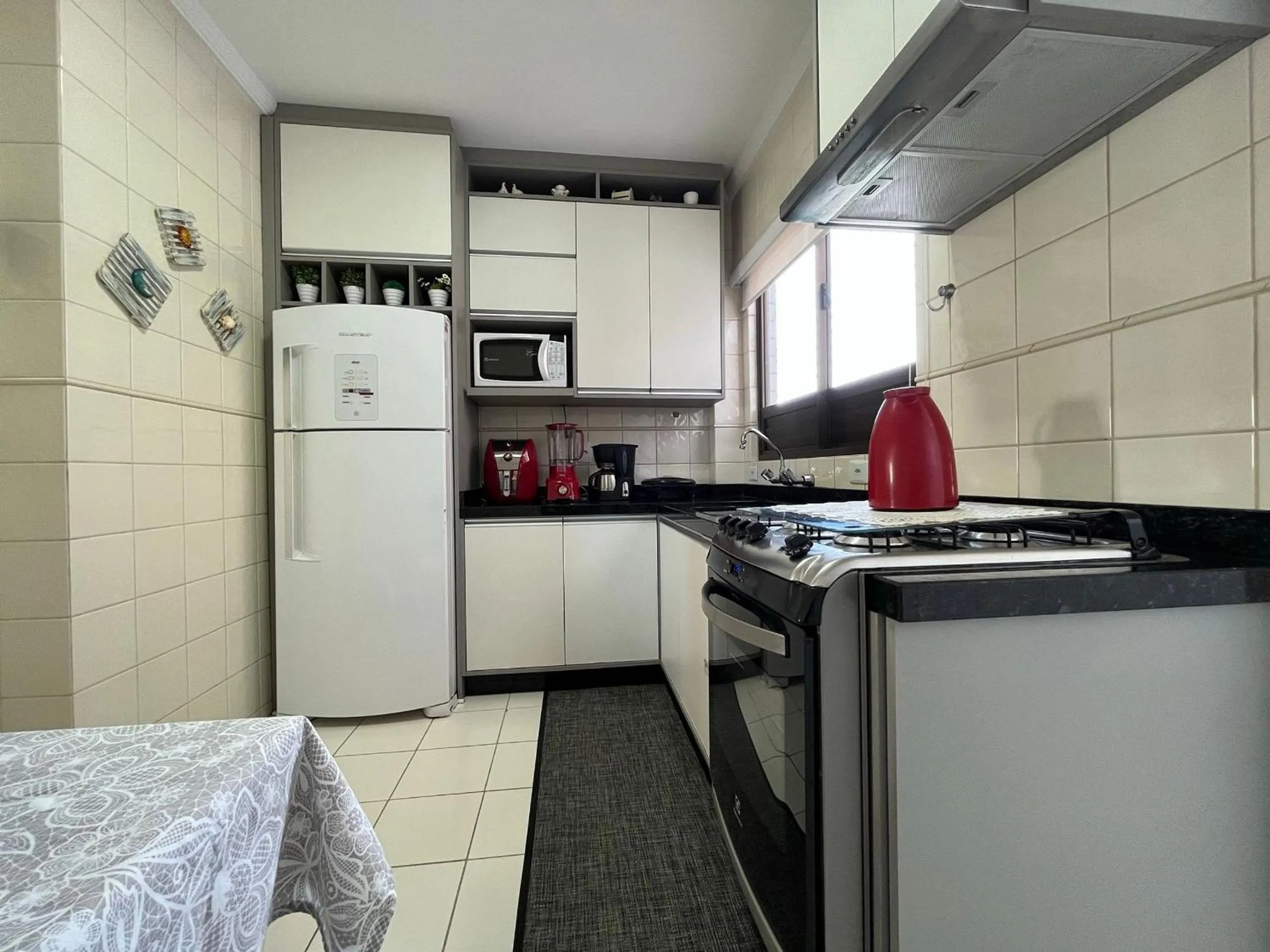 Coffee/tea facilities in CT01- Vista mar| Telas Proteção| Churrasq, Garagem
