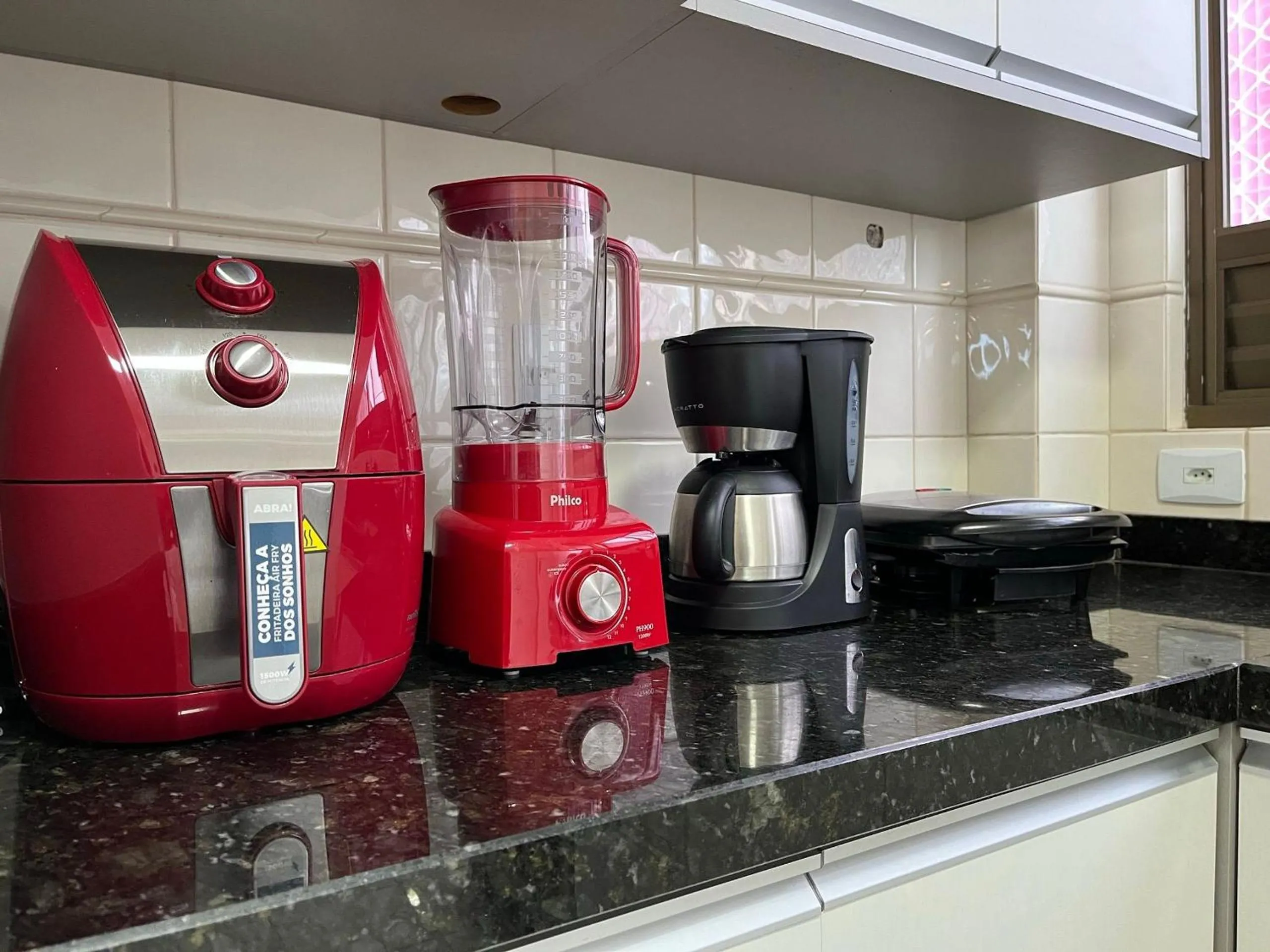 Coffee/tea facilities in CT01- Vista mar| Telas Proteção| Churrasq, Garagem