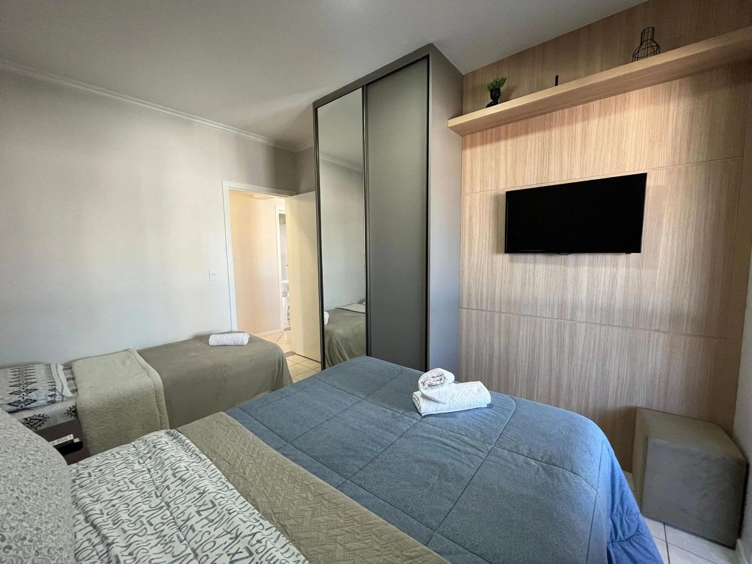 Bed in CT01- Vista mar| Telas Proteção| Churrasq, Garagem