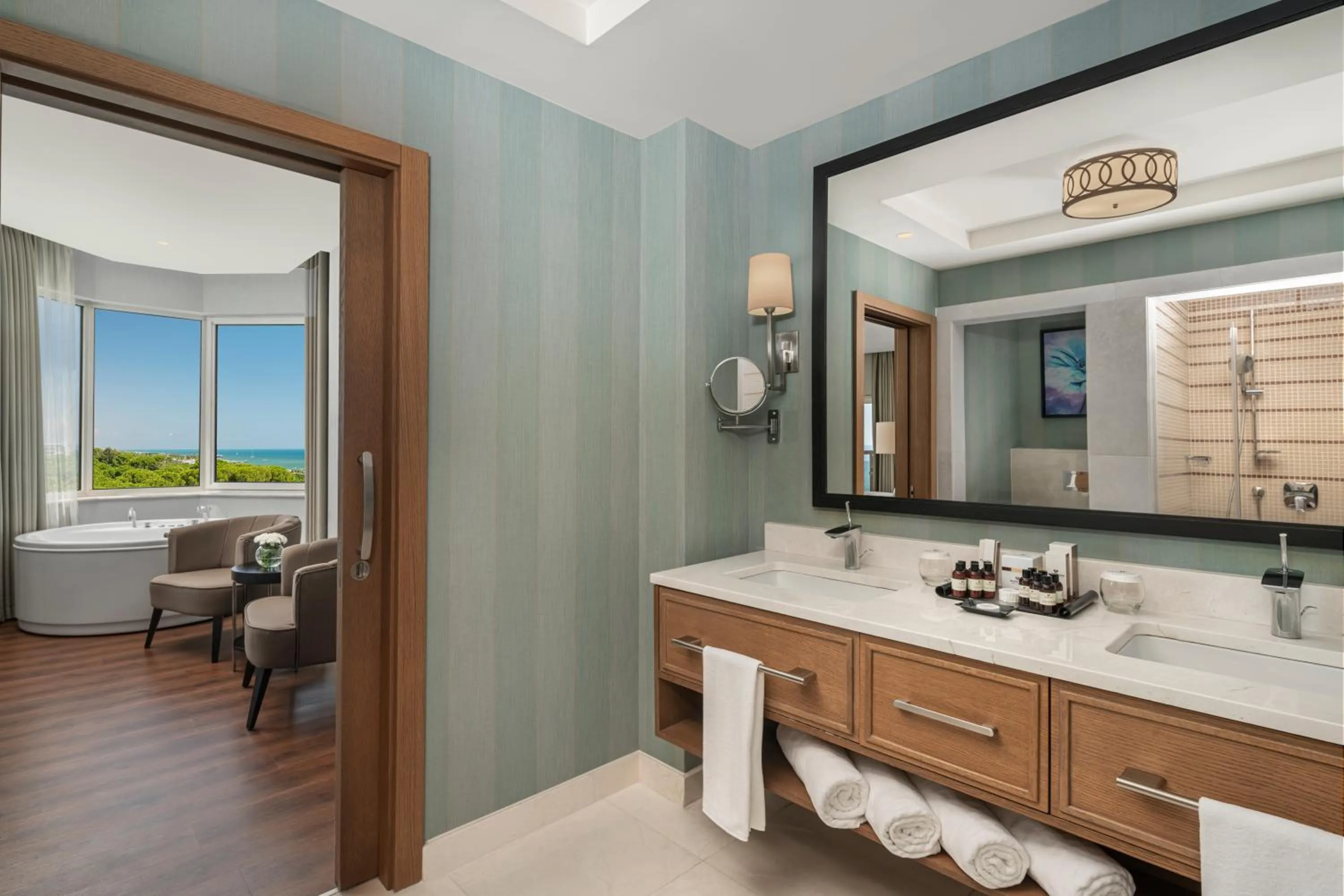 Bathroom, Bed in Papillon Zeugma Relaxury