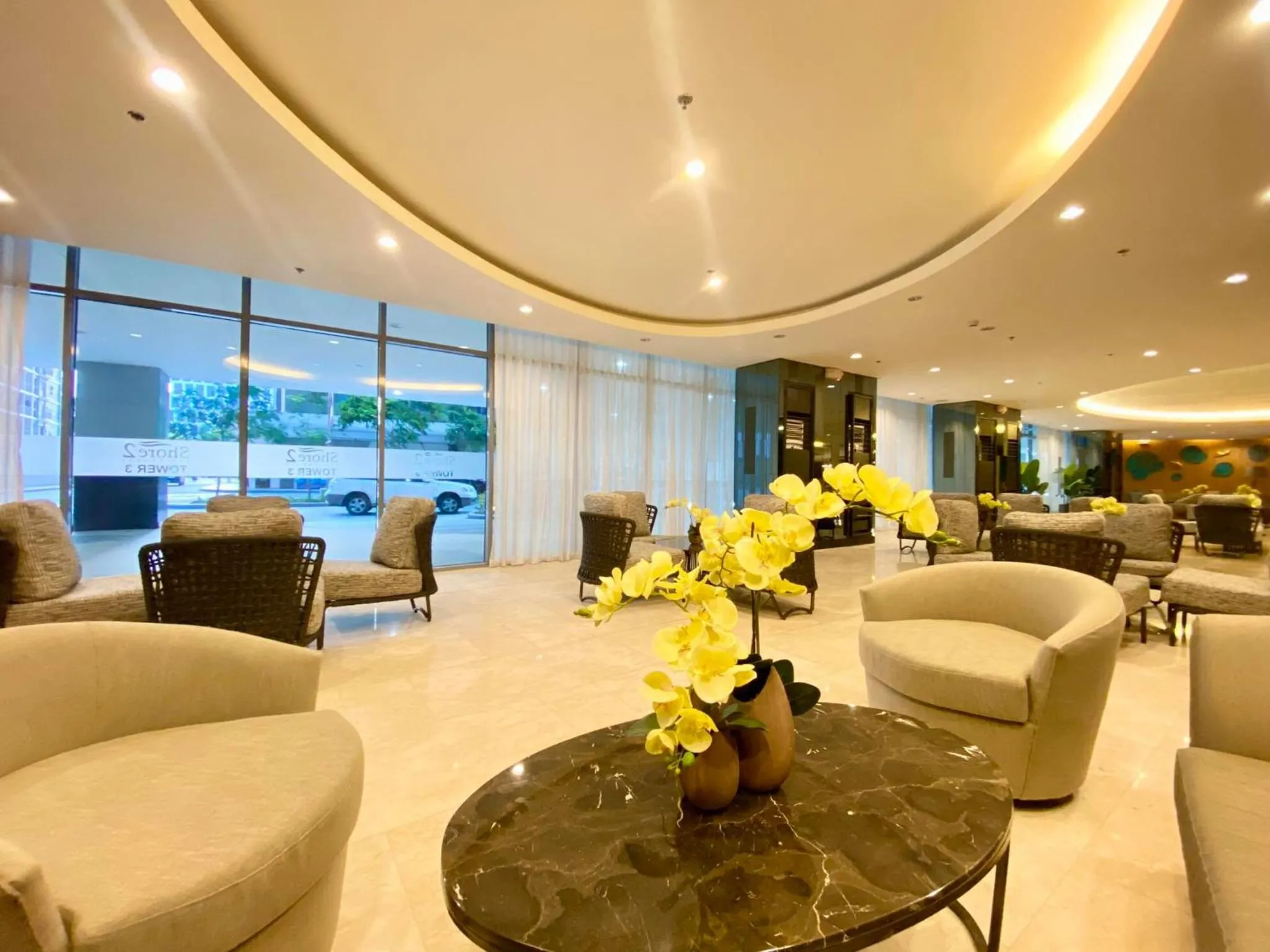Seating area in Will’s Place @ Shore2 Residences Mall of Asia