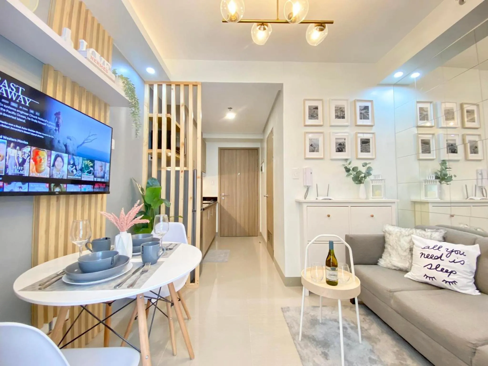 Living room in Will’s Place @ Shore2 Residences Mall of Asia
