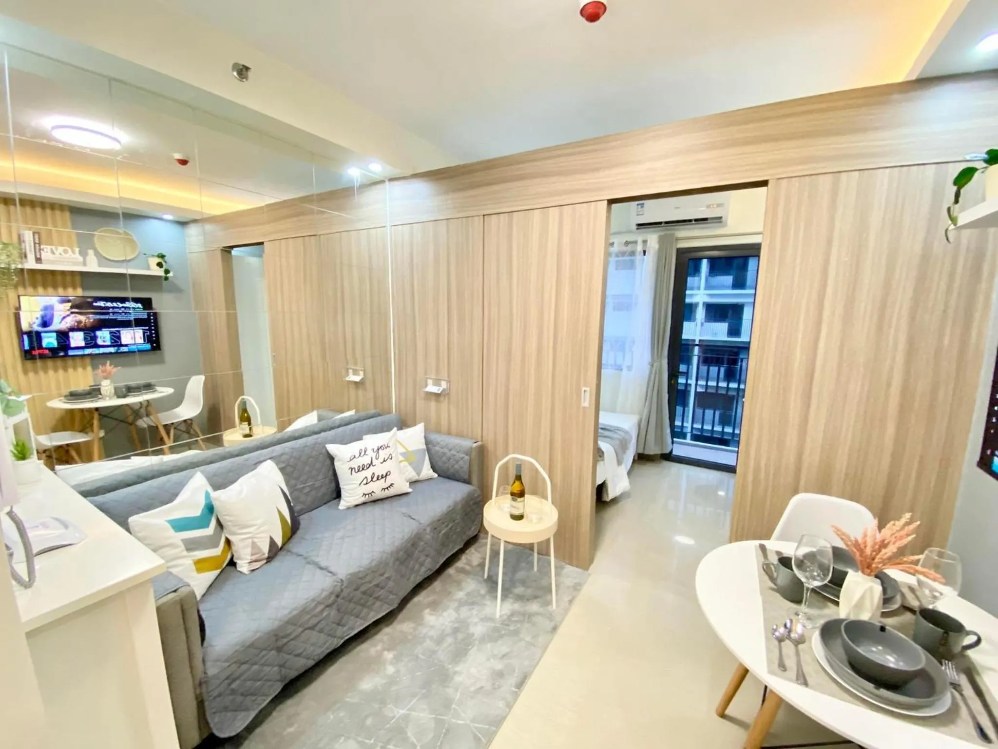 Living room in Will’s Place @ Shore2 Residences Mall of Asia