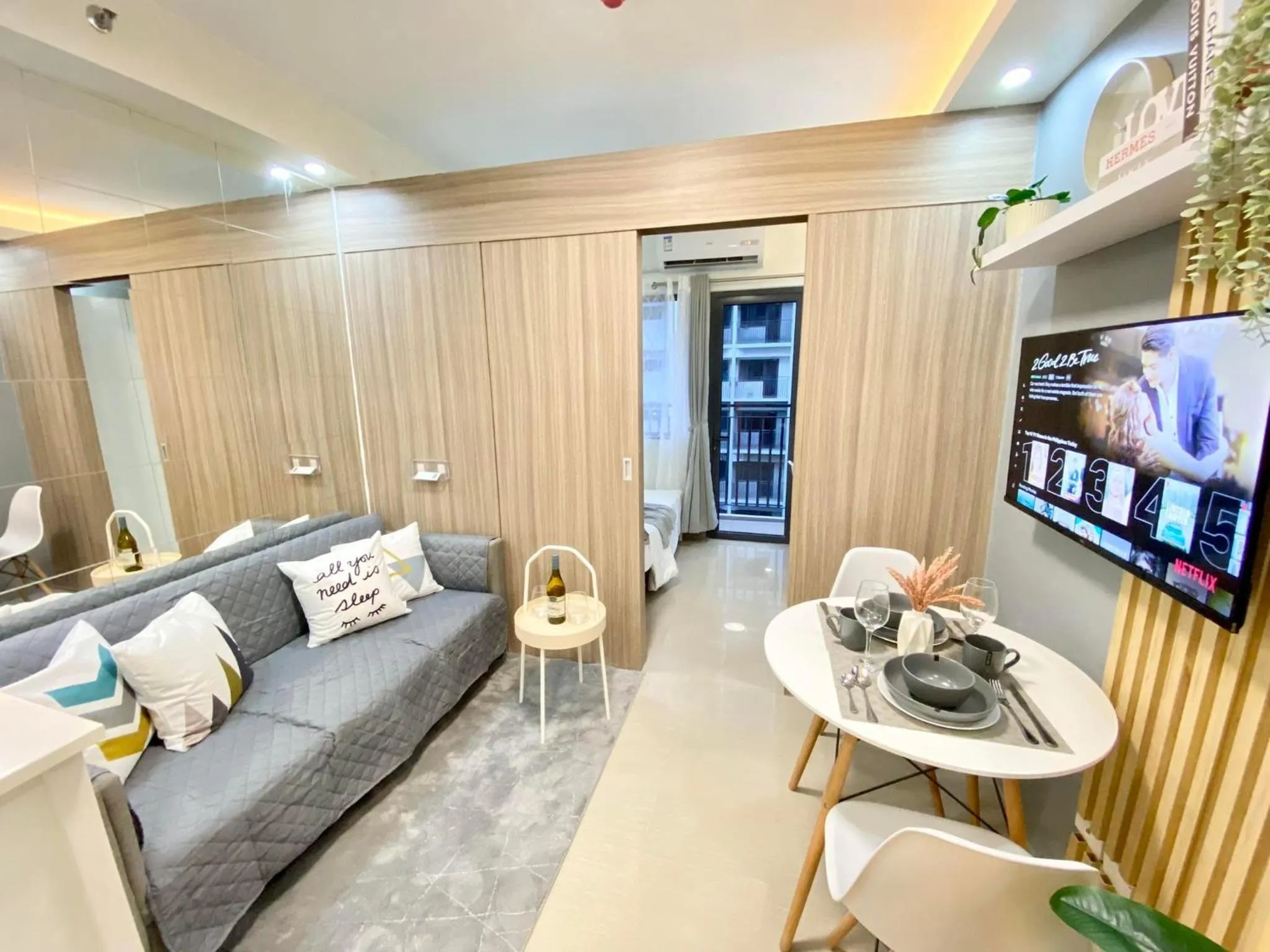 Living room in Will’s Place @ Shore2 Residences Mall of Asia